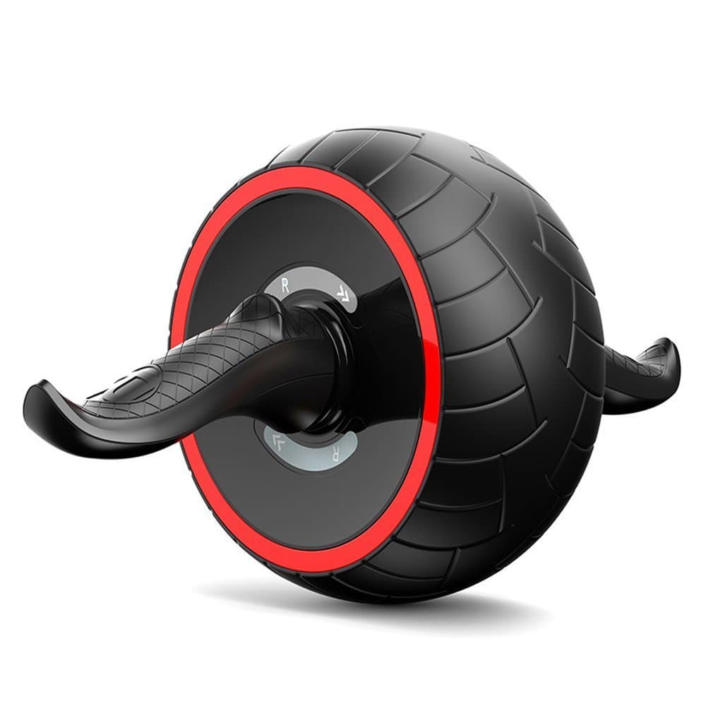 StaySmart Abdominal Exercises Workout Roller Wheel with Knee Pad, Self-retractable Abdominal Workout Equipment / Ab Wheel / Ab Roller for Perfect Six Pack & Home Gym