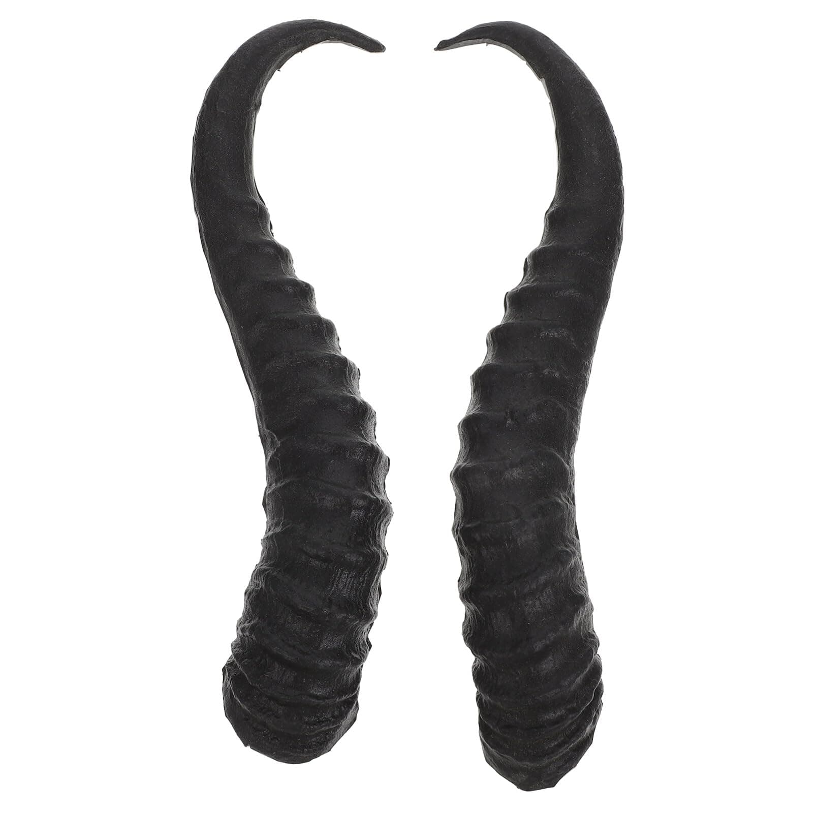 BeauprettyGoth Accessories Sheep Costume Horns Artificial Horns Halloween Sheep Antlers DIY Plastic Cosplay Party Supplies for Women Men Black Halloween Headband Womens Headbands