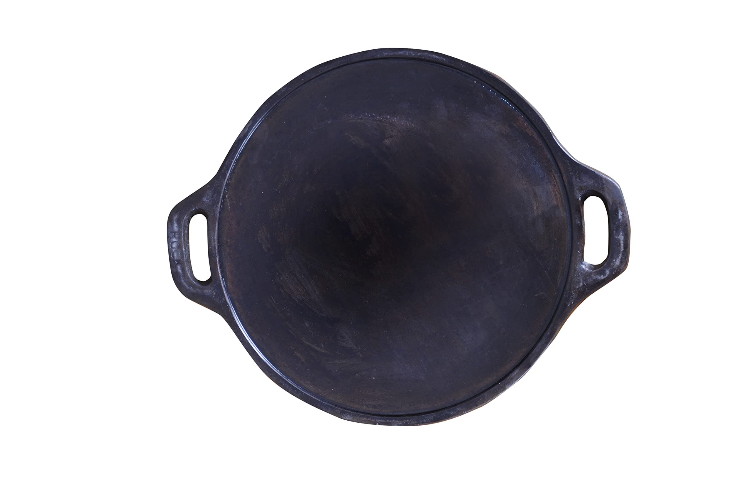 Rock Tawa Dosa 9 Iinch Pre-Seasoned Cast Iron Skillet (Black)
