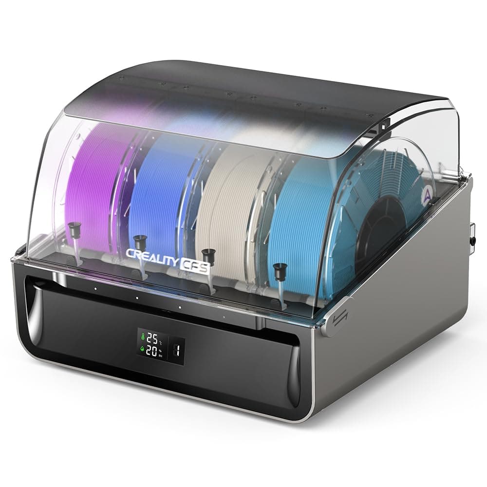 Creality CFS 3D Printer with Multi-Color Auto Filament System, Moisture Wicking Filament Storage, Support 4 Parallel Systems, 16 Color Printing for K2 Plus