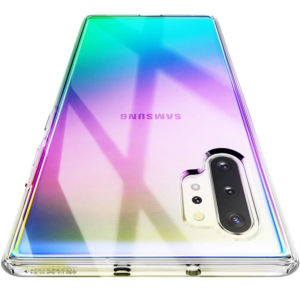 Liquid Crystal for Samsung Galaxy Note 10+ Case, Transparent Galaxy Note 10+ Back Cover (2019) - TPU｜Crystal Clear