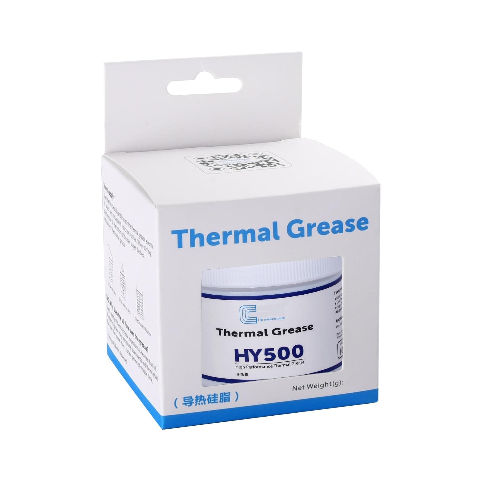 HY500-100g CPU Thermal Heatsink Grease Paste Compound Thermal Conductivity: >1.93W/m-k Carbon Based High Performance for CPU PC GPU PS5-100 Grams …