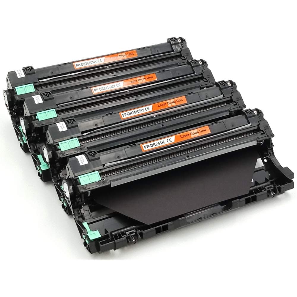Office Ink Toner4 Pack Replacement for Brother DR241 Drum Unit Compatible for Brother DCP-9020CDW HL-3140CW HL-3142CW HL-3150CDW HL-3152CDW HL-3170CDW HL-3172CDW 9130CW MFC-9140CDN 9330CDW 9340CDW