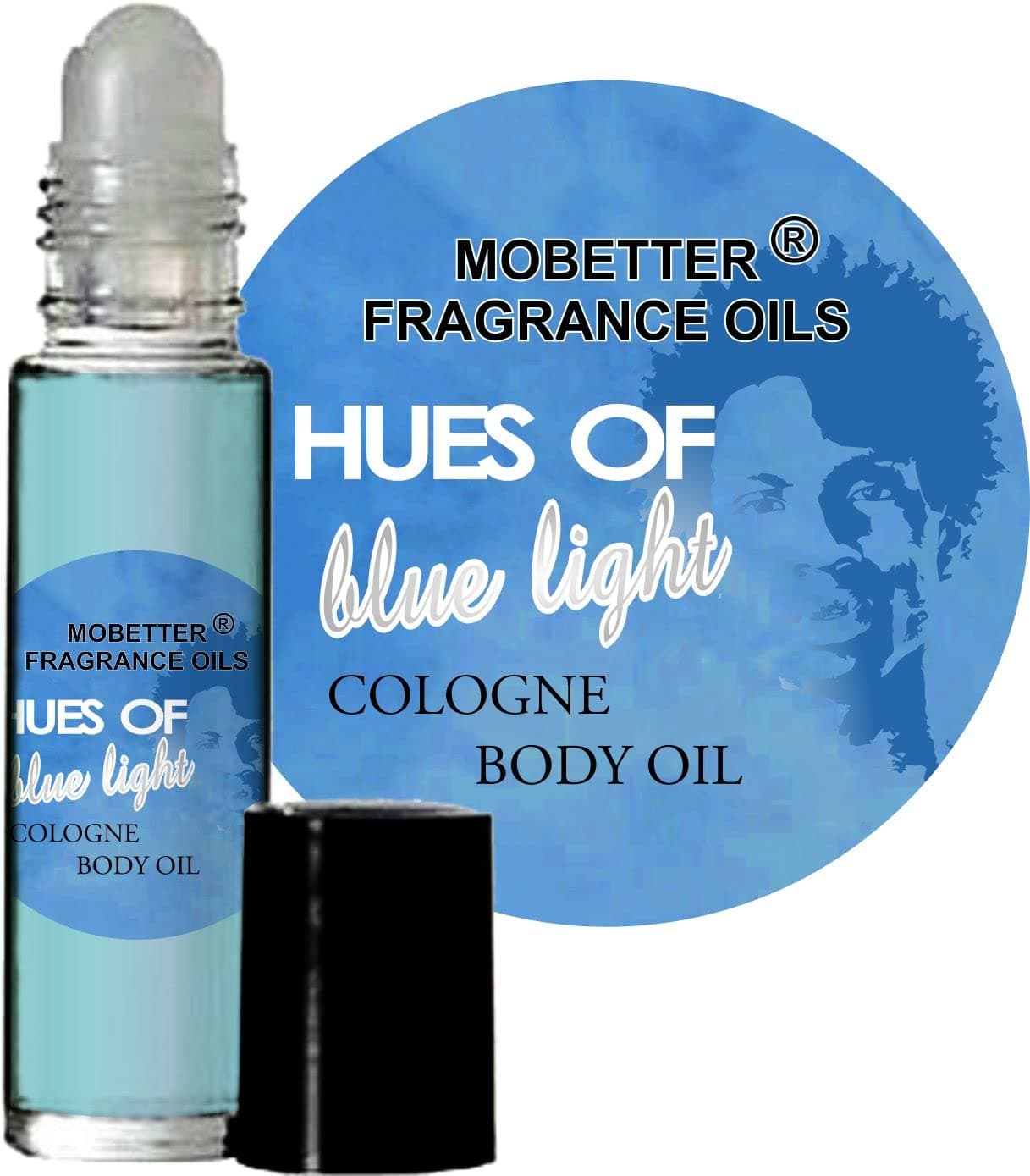 Hues of Blue Light for Men Body Oil