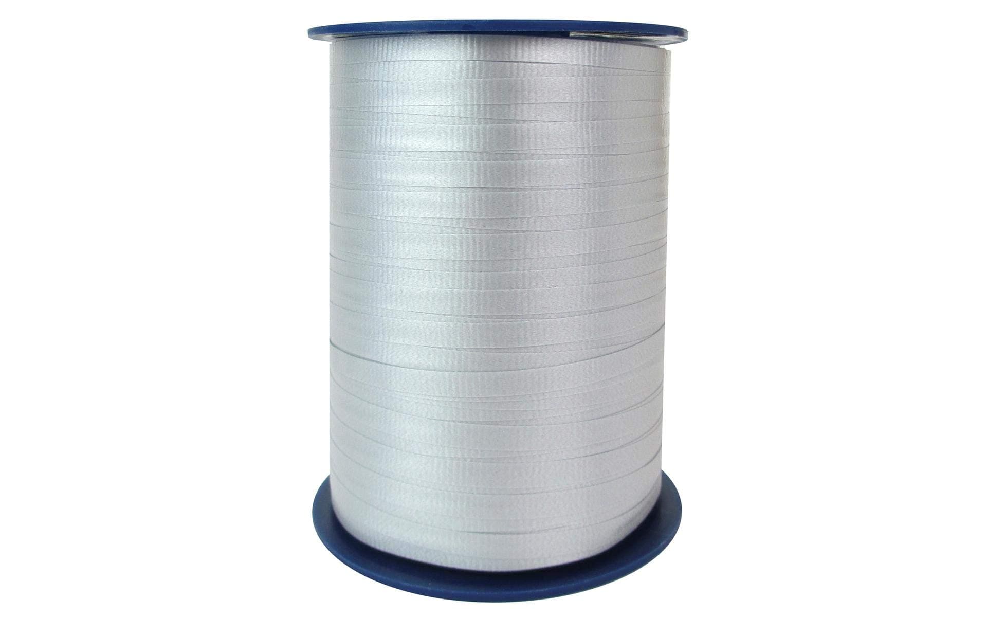 Morex Ribbon253/5-631 Crimped Curling 3/16" X 500 YD Ribbon for Gift Wrapping, Silver, Birthday Decorations for Boys and Girls, Party Favors for Kids and Adults, Christmas Ribbon for Crafts