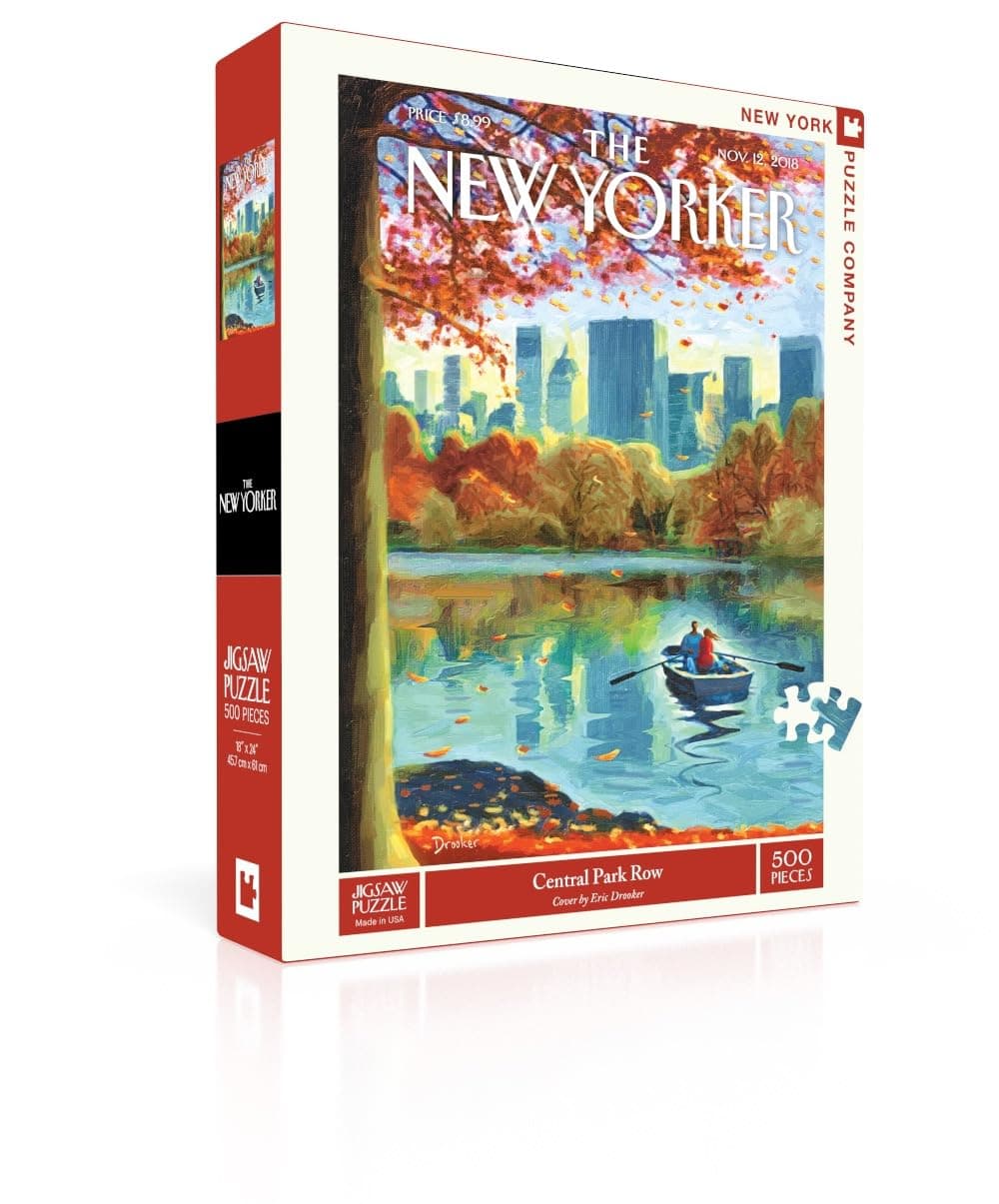 New Yorker Central Park Row - 500 Piece Jigsaw Puzzle for Family Game Nights by Eric Drooker