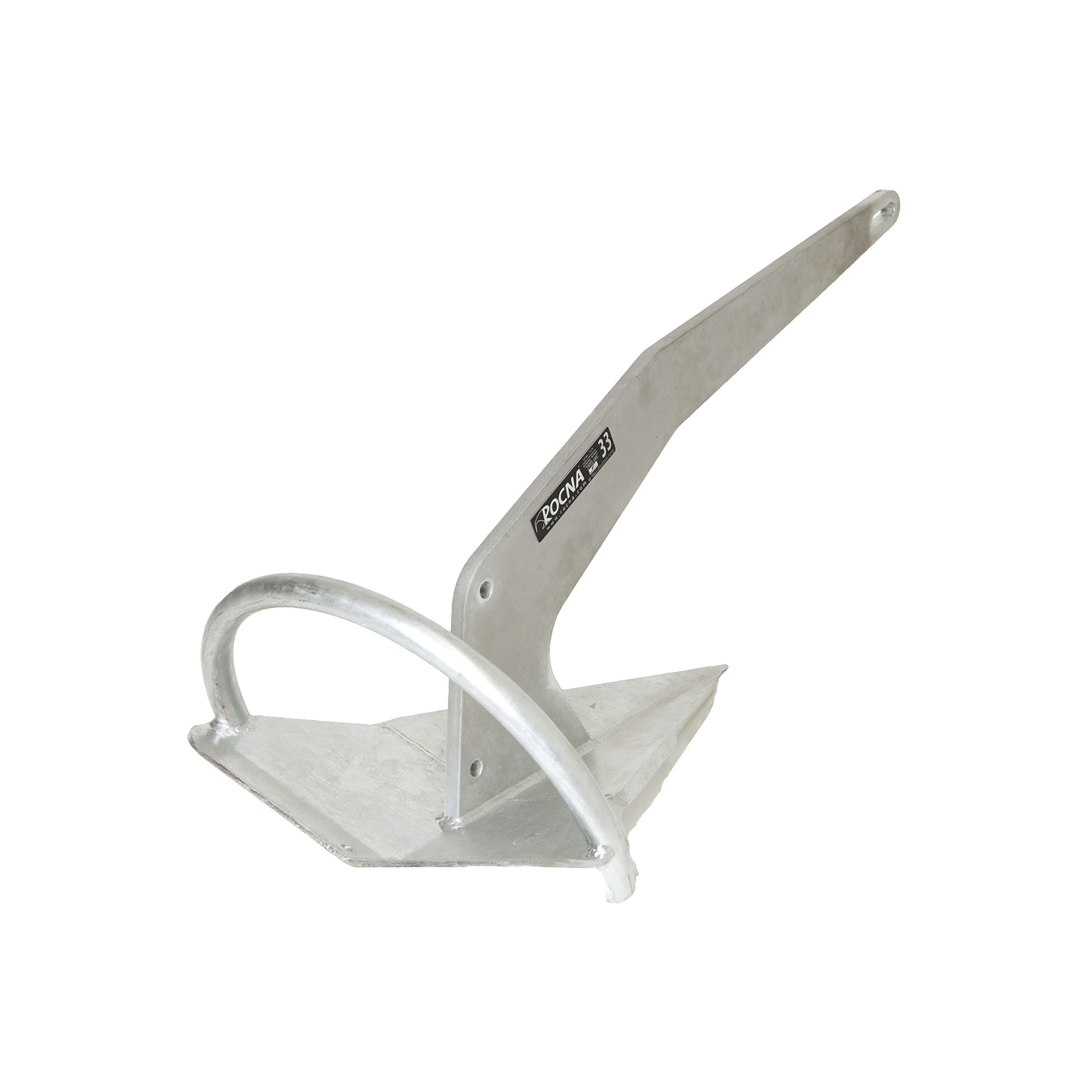 Rocna Galvanized Steel Anchor - Multi-Purpose, Quick Set, High Holding Power, Self-Launching for Most Seabeds, 9-330 lbs