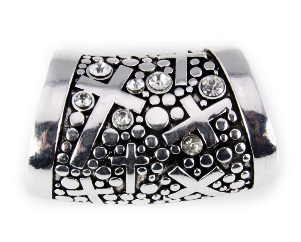 4031205 Christian Cross Scarf Ring Religious Jesus Fashion Bible Scripture