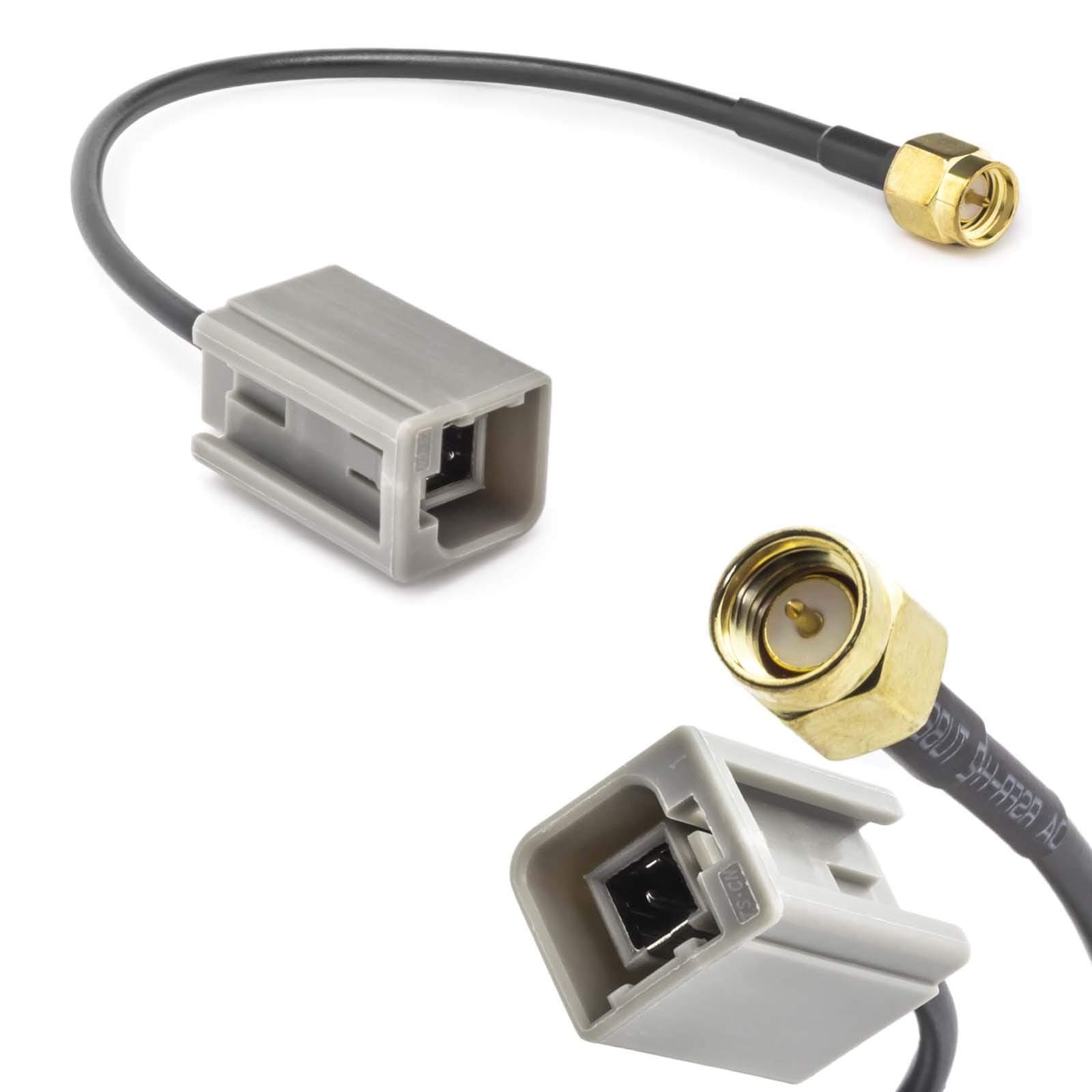 Car Auto Aerial Antenna Adapter GT5 (M) Plug to SMA (M) Plug Cable GSM GPS DAB