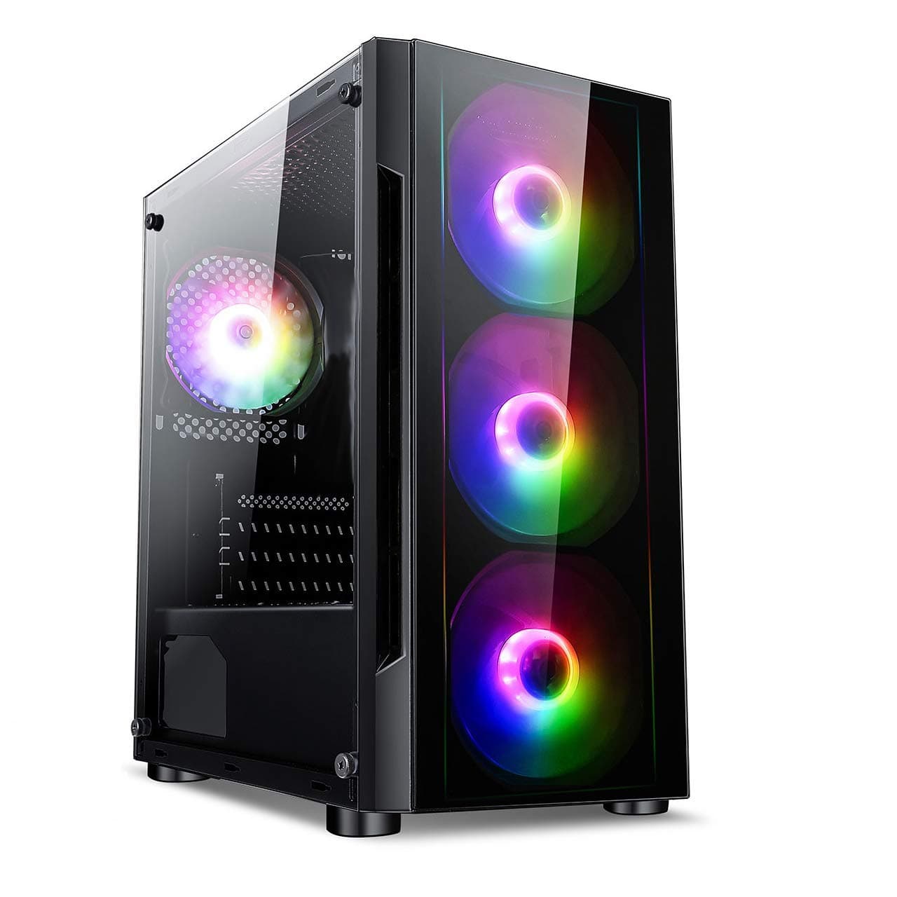 PALICOMP Gaming PC AMD RYZEN 5 3600X 3.8Ghz / Turbo 4.4Ghz Six Core 12 Threads - 16GB DDR4 RAM - 1TB Sata3 HDD - Windows 11 - RTX 2060 6GB GRAPHICS CARD - FLASH RGB