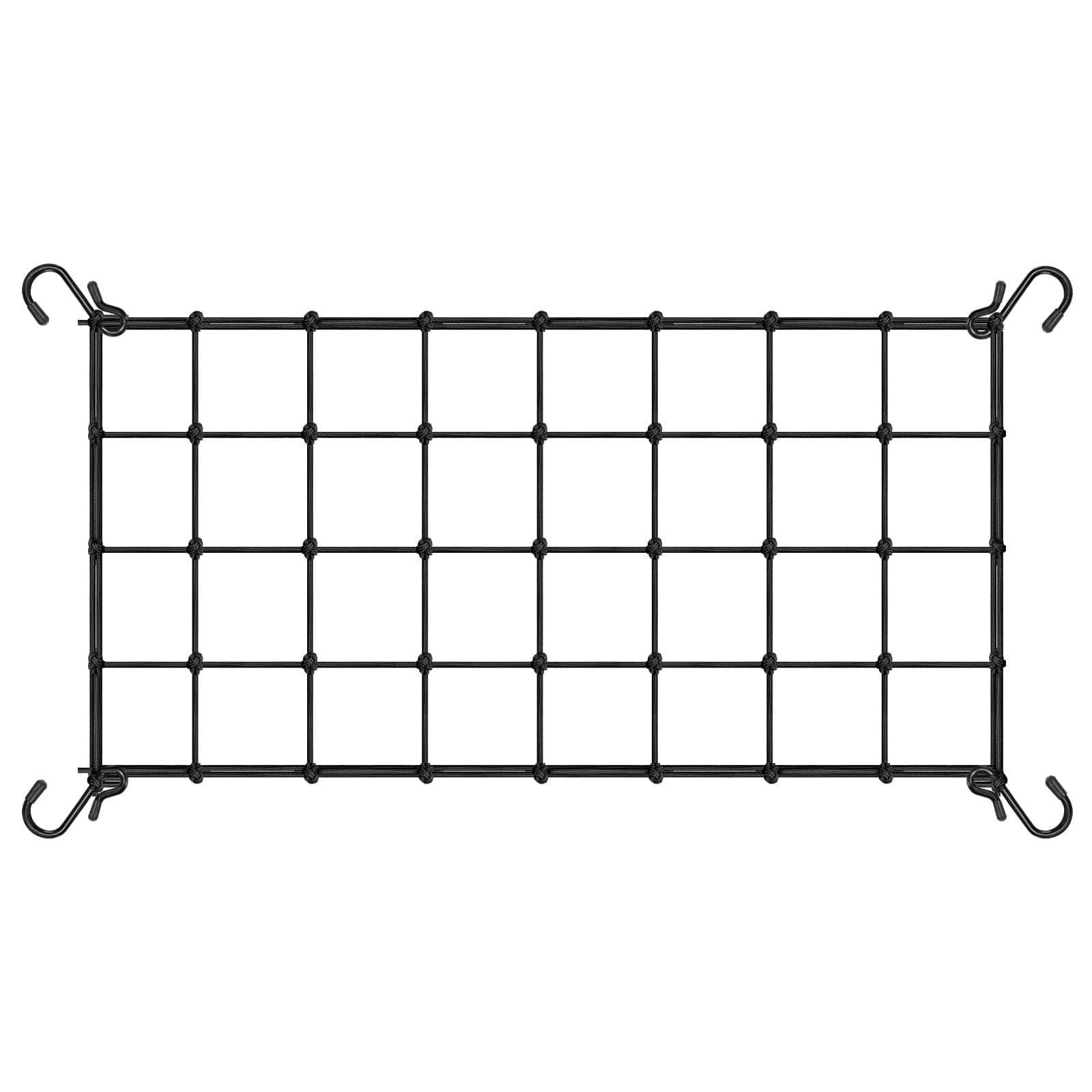 2 x 4Ft. Elastic Trellis Netting with 4 Hooks for Climbing Plants, Vegetables, Fruits, and Flowers, 1-Pack