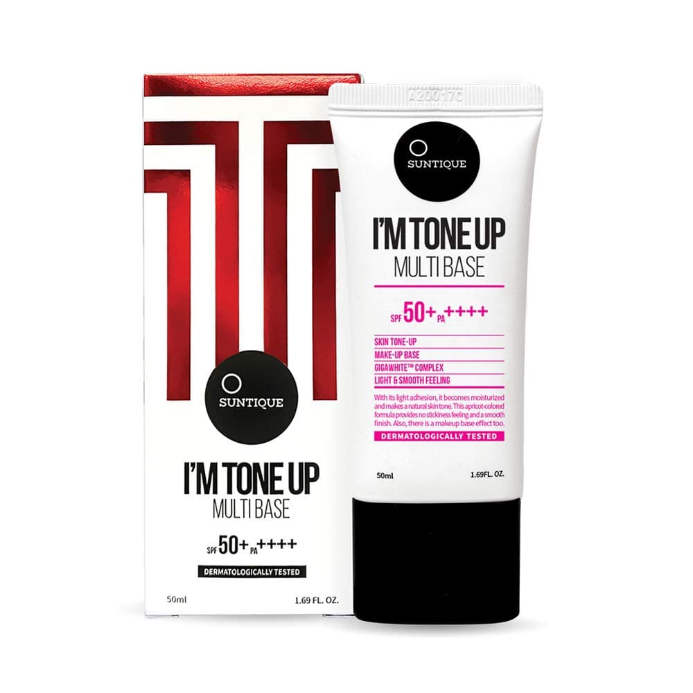 Suntique I’m Tone up Multi-base, Sunscreen with make-up base, SPF 50+, 1.69 fl.oz.
