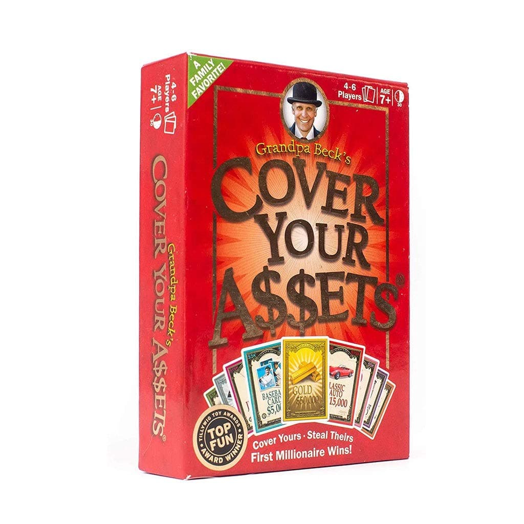 RWX Grandpa Beck‘s Cover Your Assets Card Game, a Casual Board Game for Parent-child Interactive Gatherings
