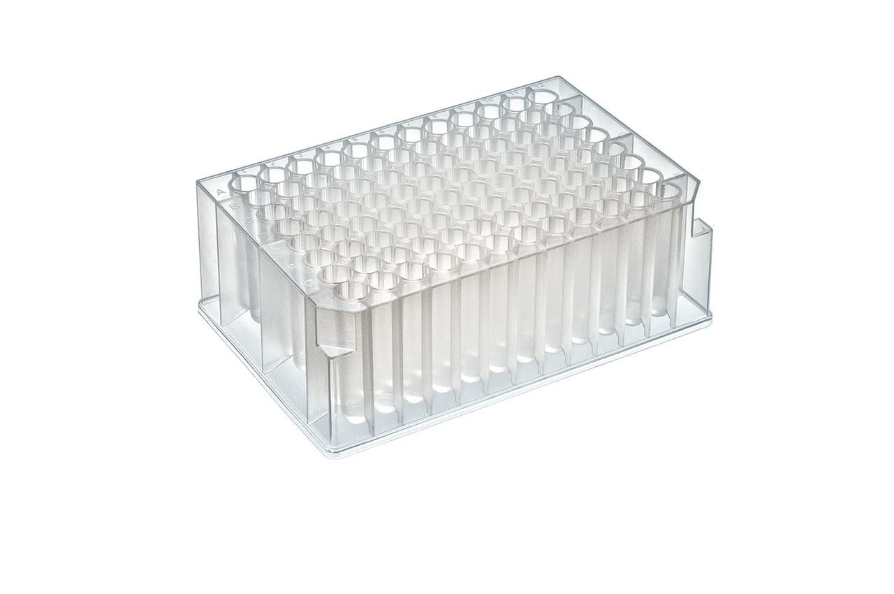 Stellar Scientific - 96-Well 2 mL Deep Well Plate, Round Bottom, 5/PK