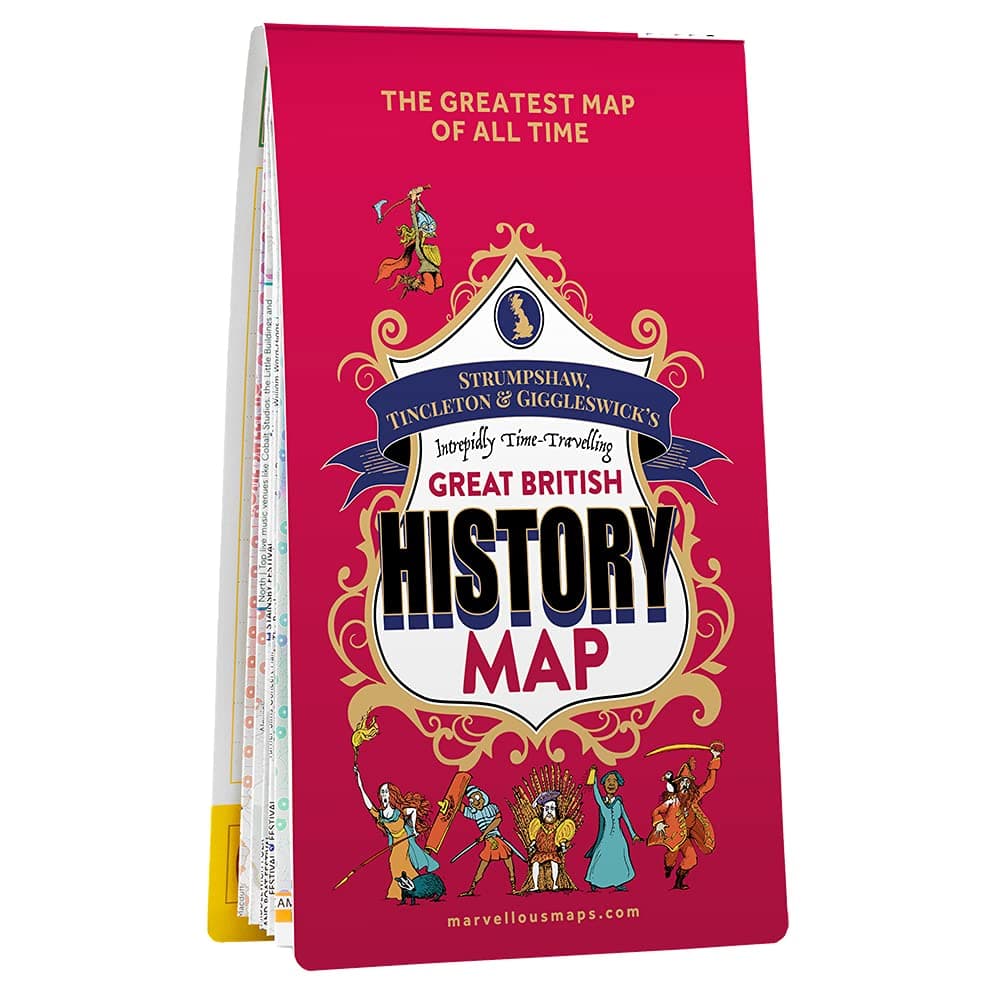 Great British History Map | ST&G | Gift Ideas | Historical map | Adventure | Trivia | (Marvellous Maps)