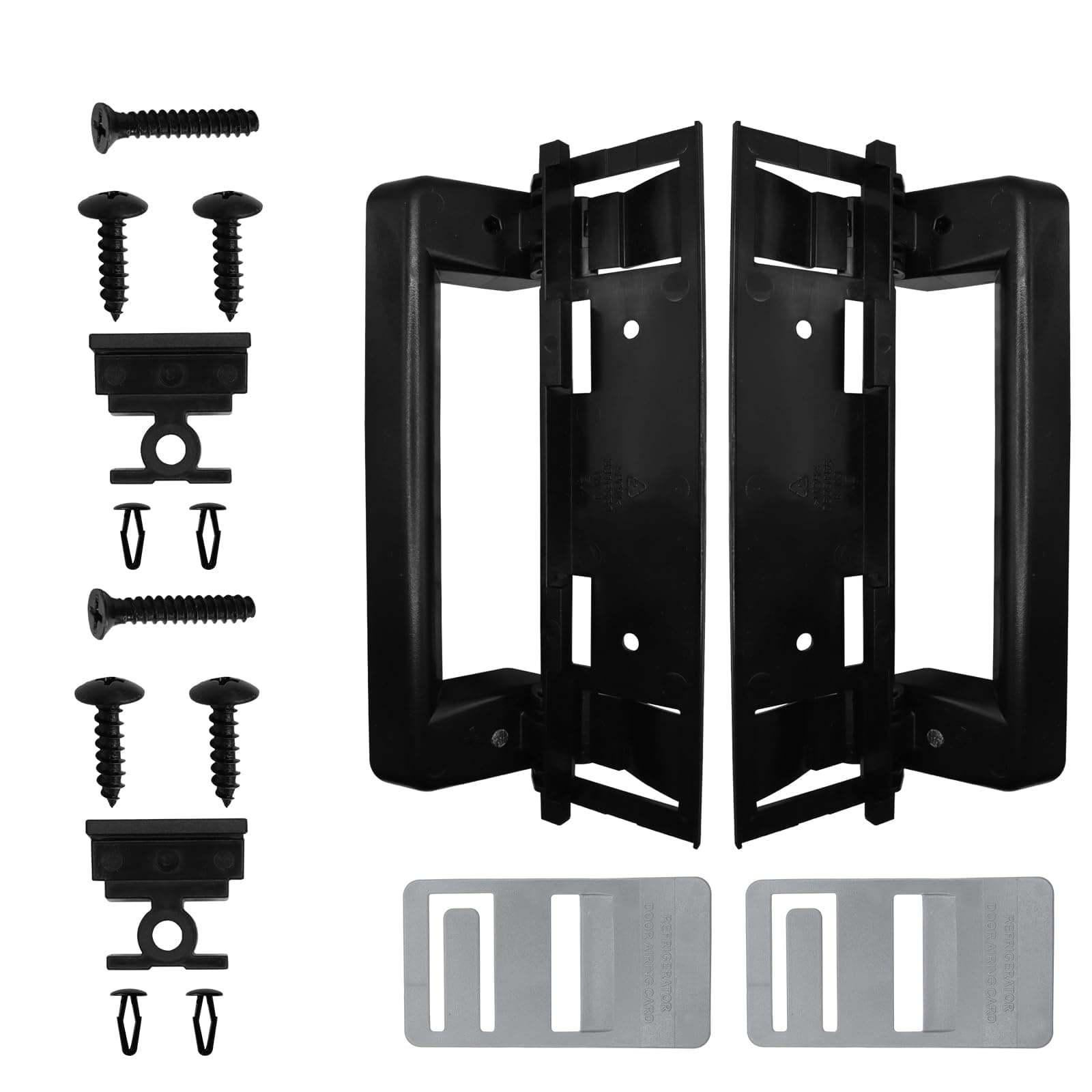 3316882900 RV Refrigerator Door Handle Replacement Fits for Dometic DM2672 DM2682 DM2872 DM2882 Heavy Duty Black Plastic Handle for RV Camper Refrigerator (2-Pack)