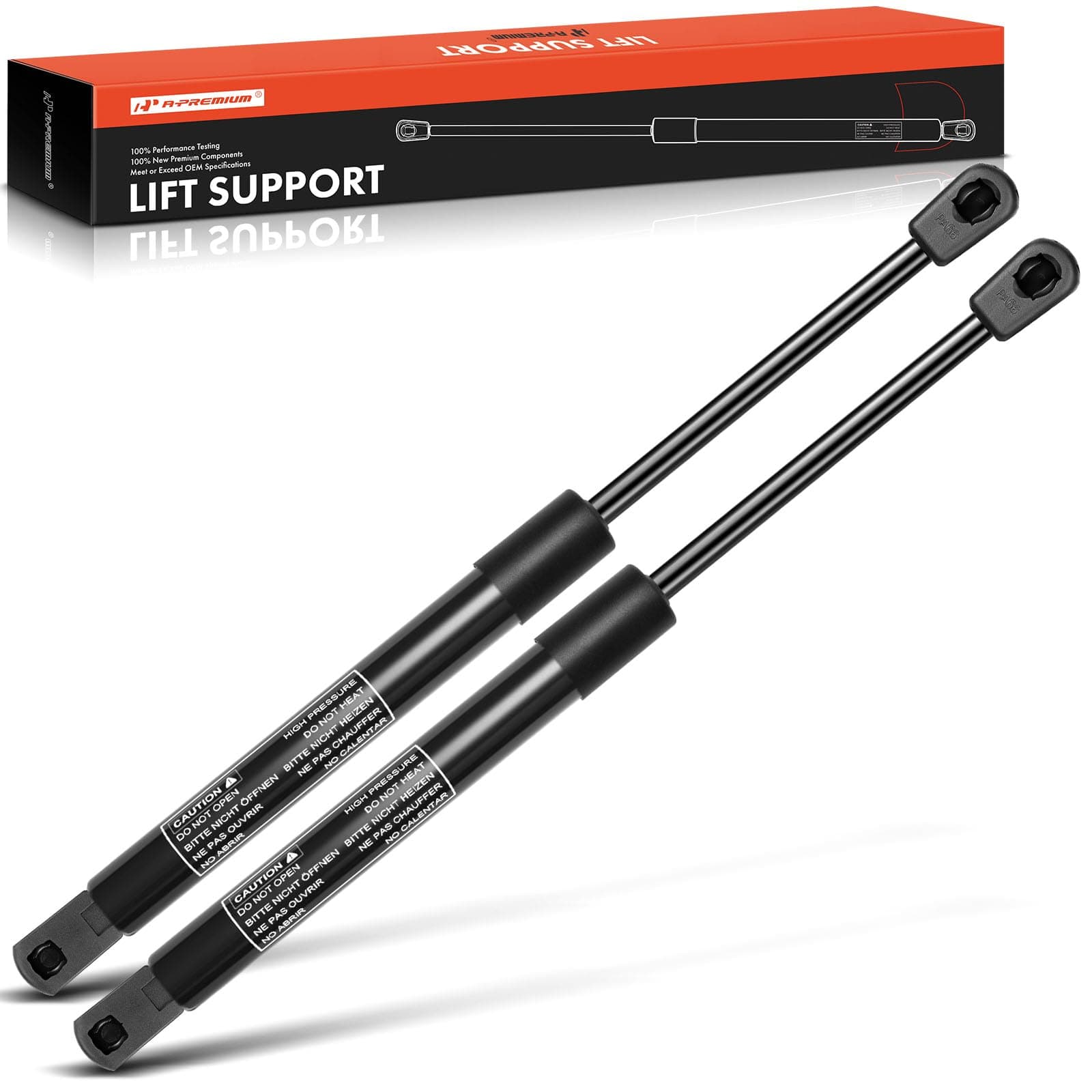 Front Hood Lift Supports Shock Struts Gas Spring Damper Compatible with Select Chevrolet Models - Corvette 2005-2013 - Replace# 10399704, 95647(2PC Set)