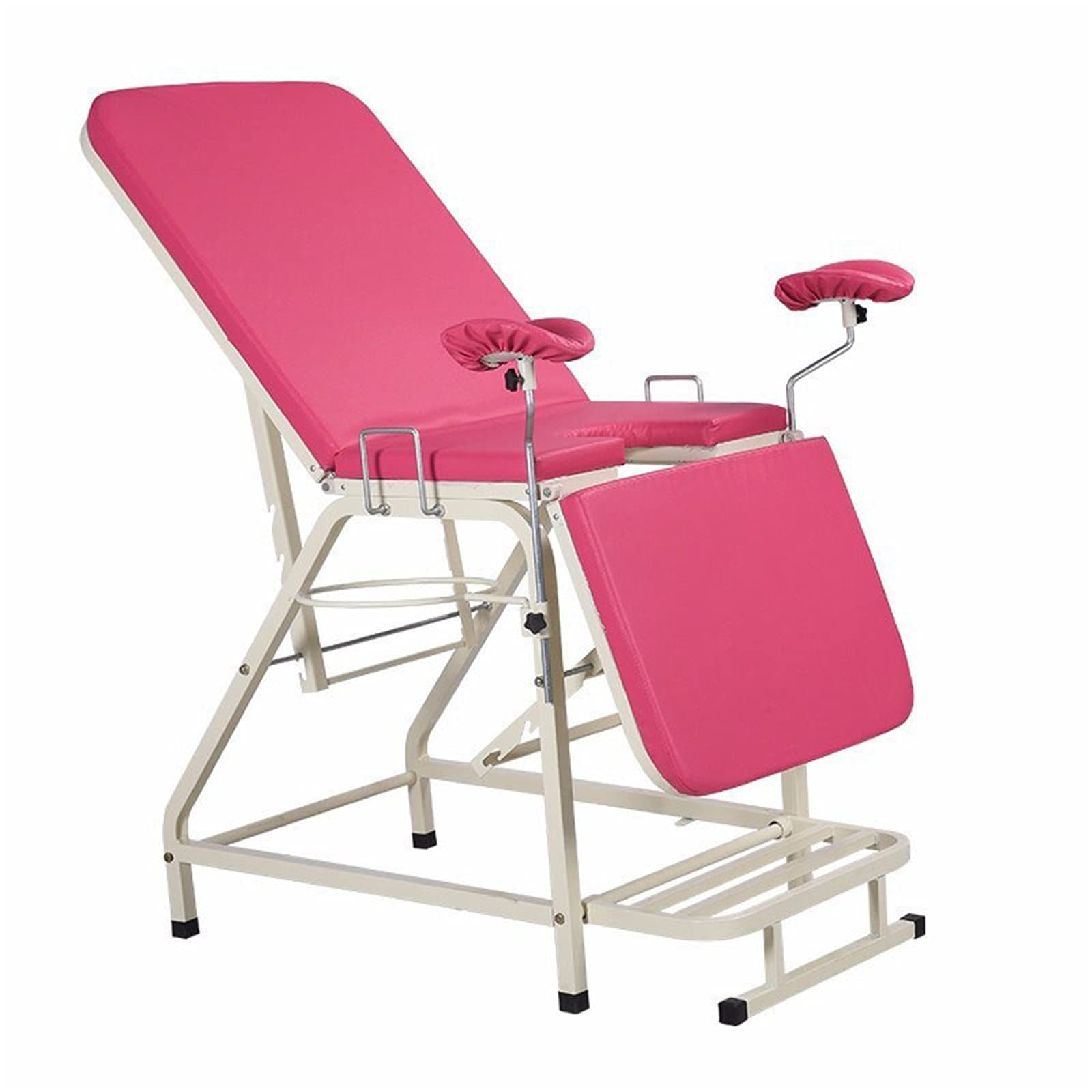 QJHP Medical Gynecological Examination Bed, Folding Portable Adjustable Exam Table Women Nursing Equipment, for Hospital, Beauty Salon Outpatient 185 * 60 * 80cm