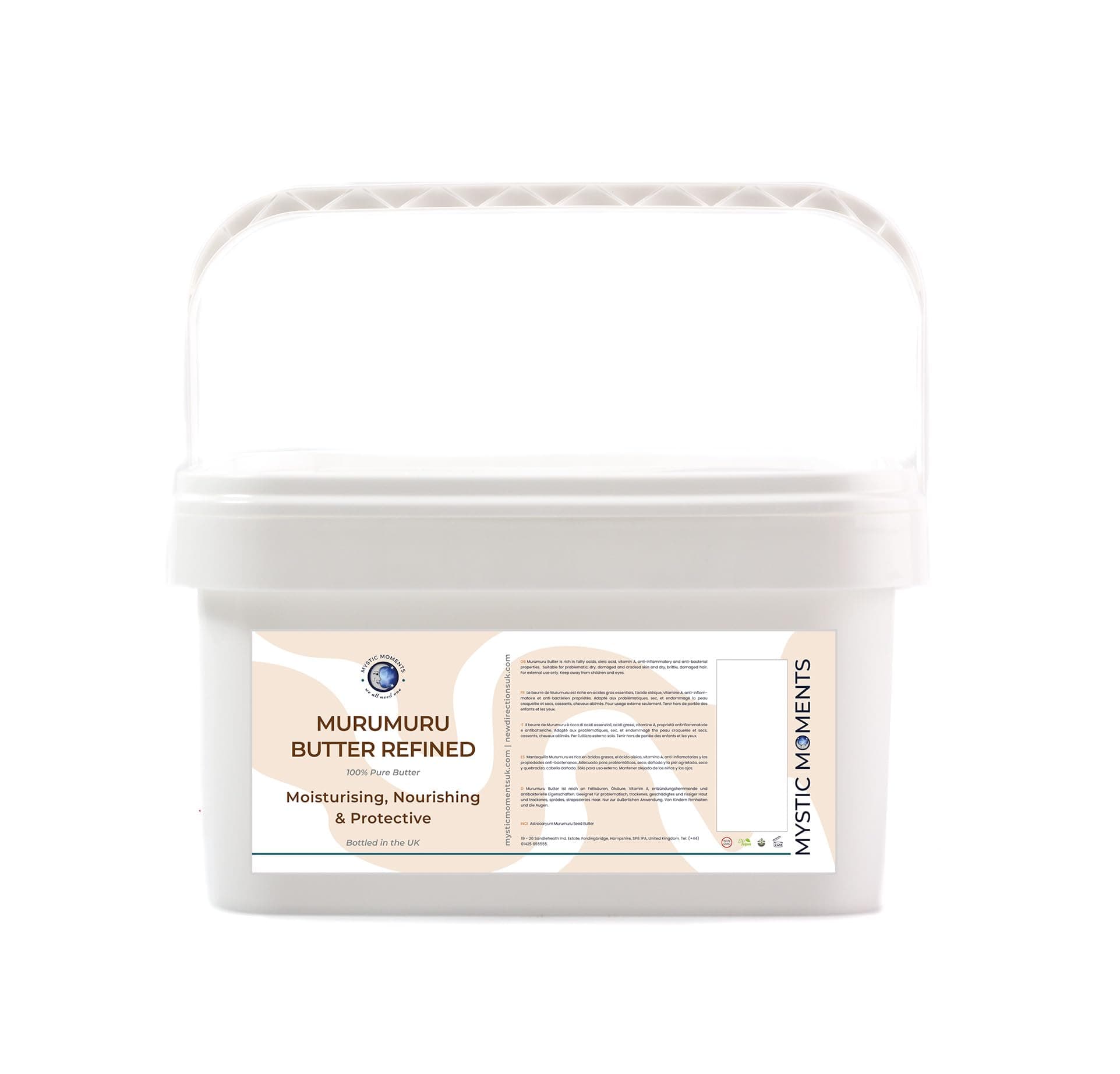 Mystic Moments | Murumuru Butter Refined Butter 5Kg - Pure & Natural Cosmetic Butters Vegan GMO Free