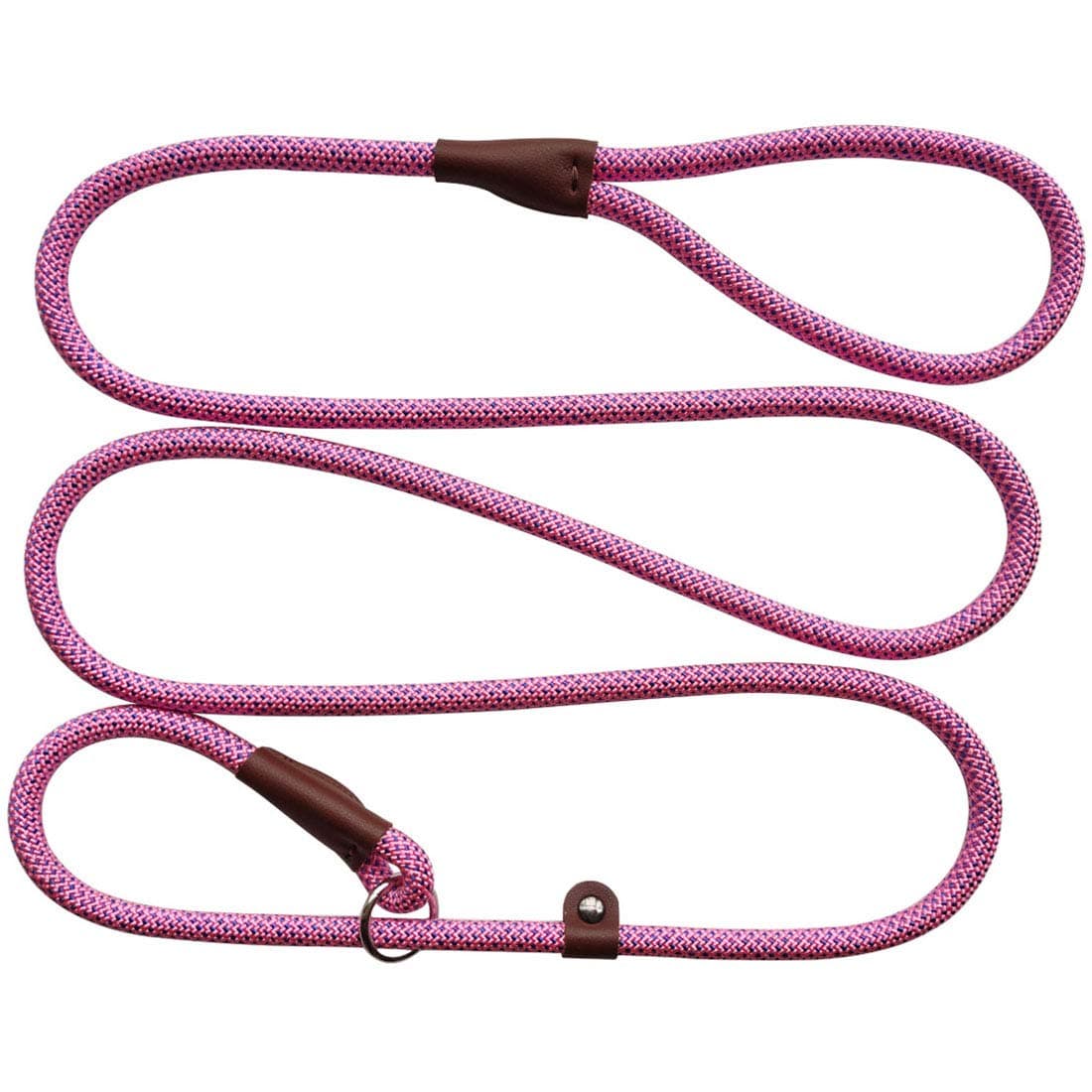 BTINESFUL 7ft Slip Lead Dog Leash, Strong Nylon Rope Leash, 1/4" Dog Training Lead for Small Medium Dogs, 14+ Colors