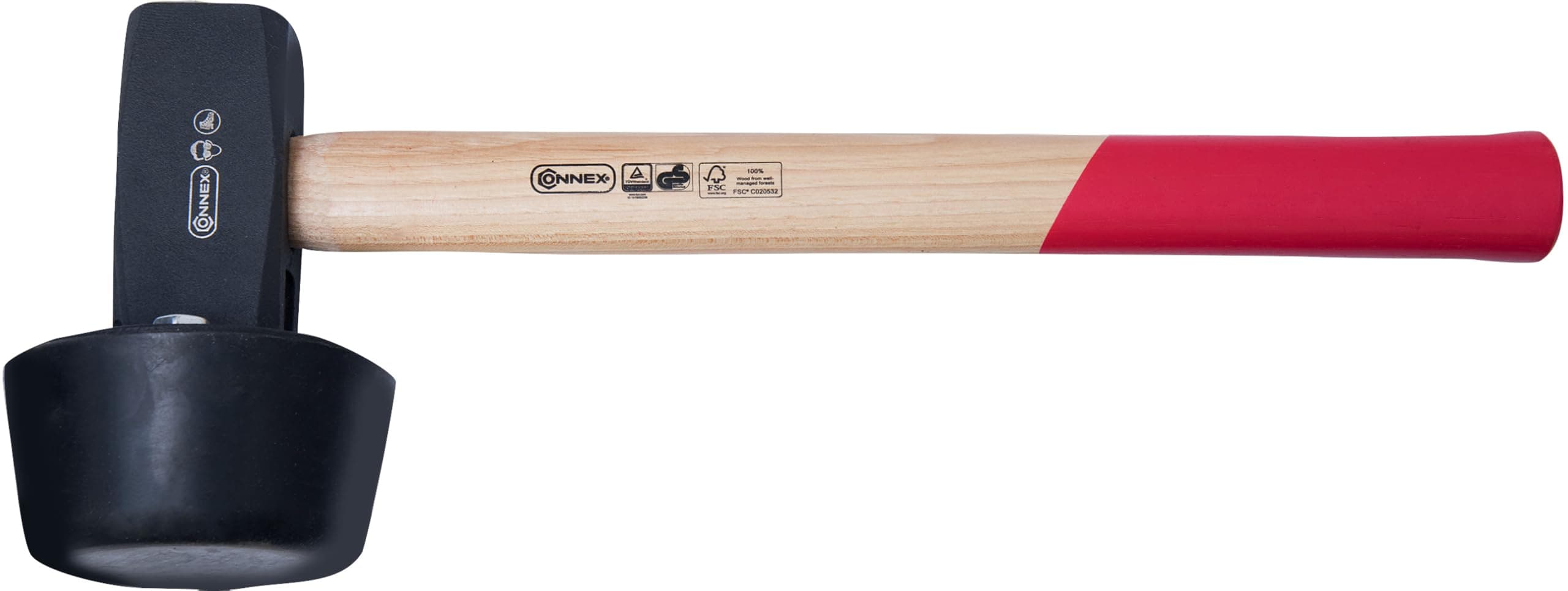 ConnexCOX622256 Paver’s Hammer Round, Black/Red/Beige, 2400 gThe Forest Stewardship Council