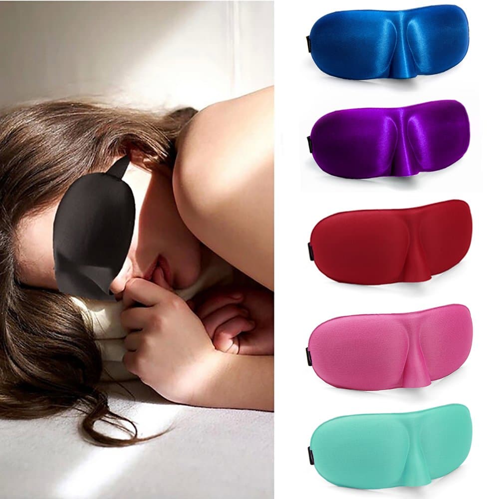 Eye Mask Sleeping Mask Relax Sleep Soft Travel Sleep Rest Eye Shade Blinder