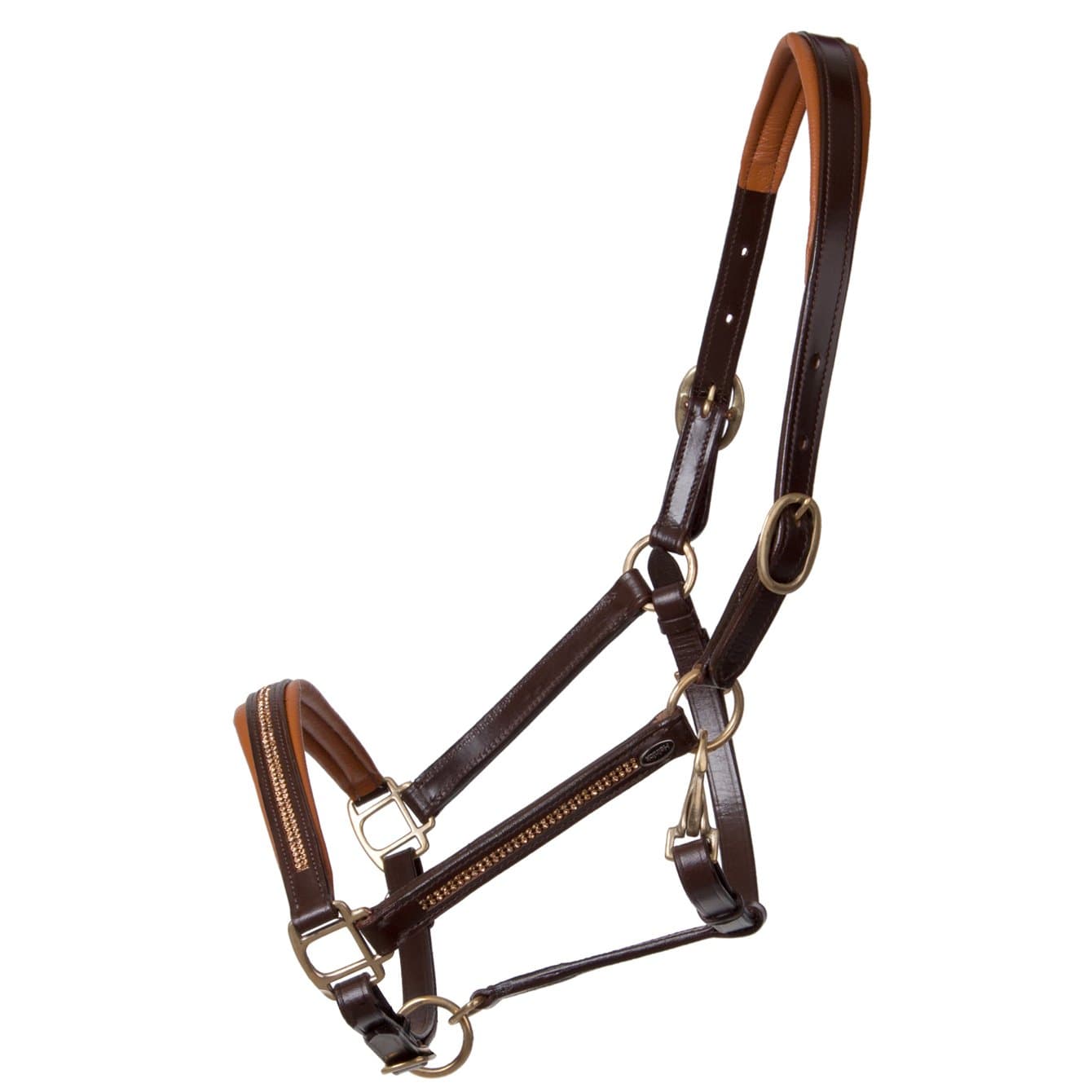 Heinick Equestrian Quality Leather Holster Riu Brown ~ Stable Halter Stitched