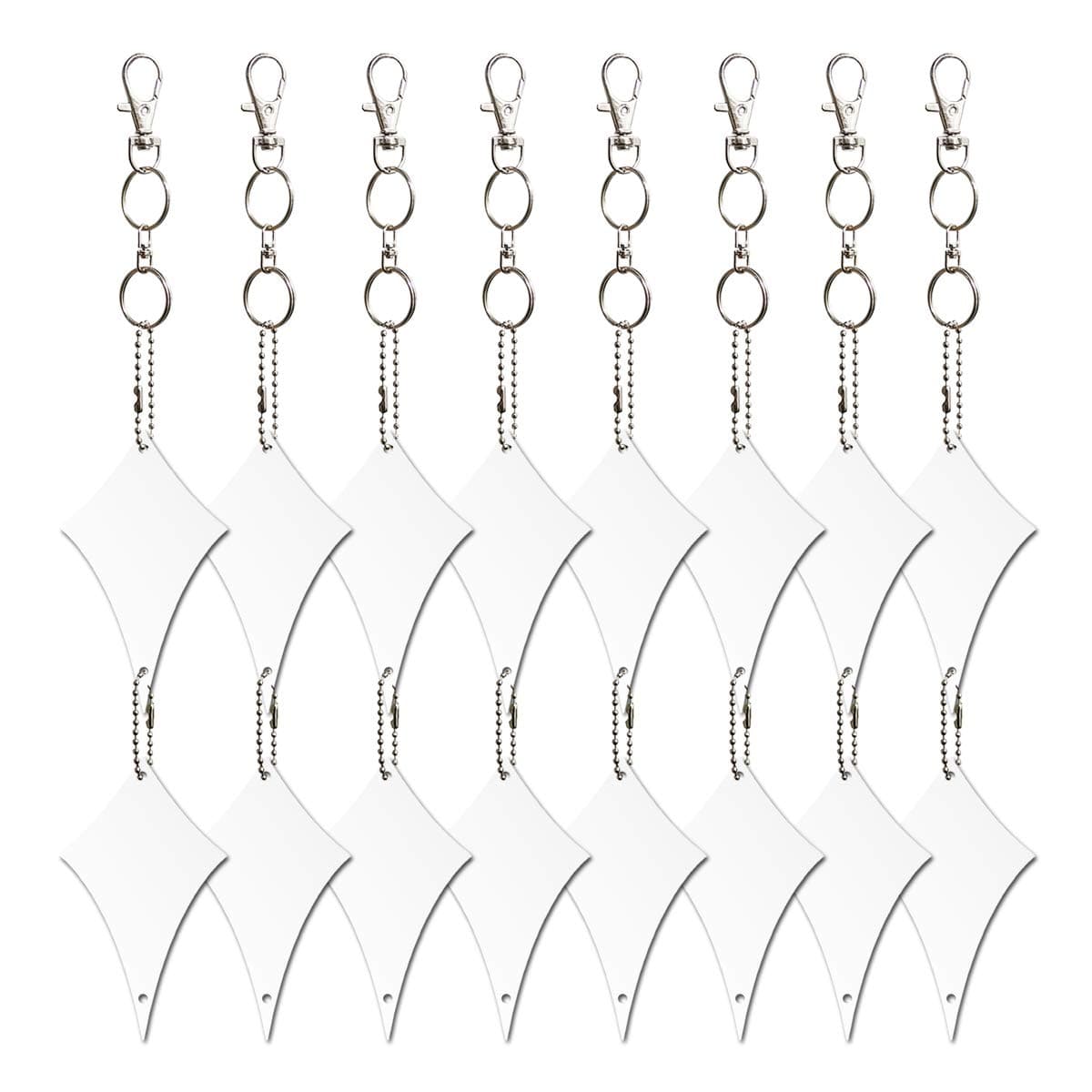 Reflective Diamond-Shaped Mirror Discs for Home and Garden Decoration