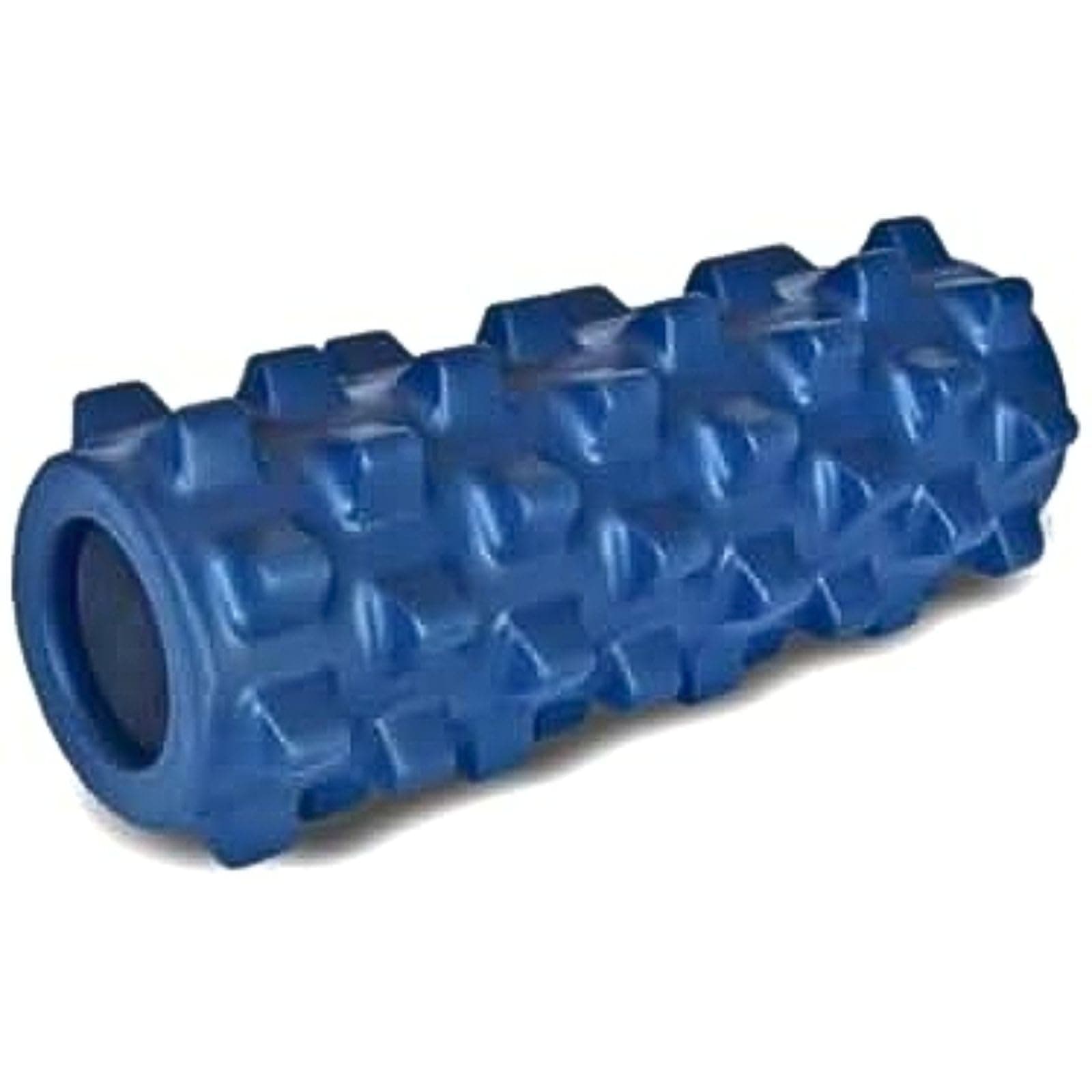 Half Size 12 Inches - Blue - Original - Textured Muscle Foam Roller - Relieve Sore Muscles- Your Own Portable Massage Therapist - Patented Foam Roller Technology