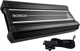 Orion XTR Series XTR5500.1DZ High Power Monoblock Class D Car Amplifier - 5500W RMS, 1-Ohm Stable, Low-Pass Crossover, Bass Boost Control, MOSFET Power Supply, Bass Knob Included, Made in Korea
