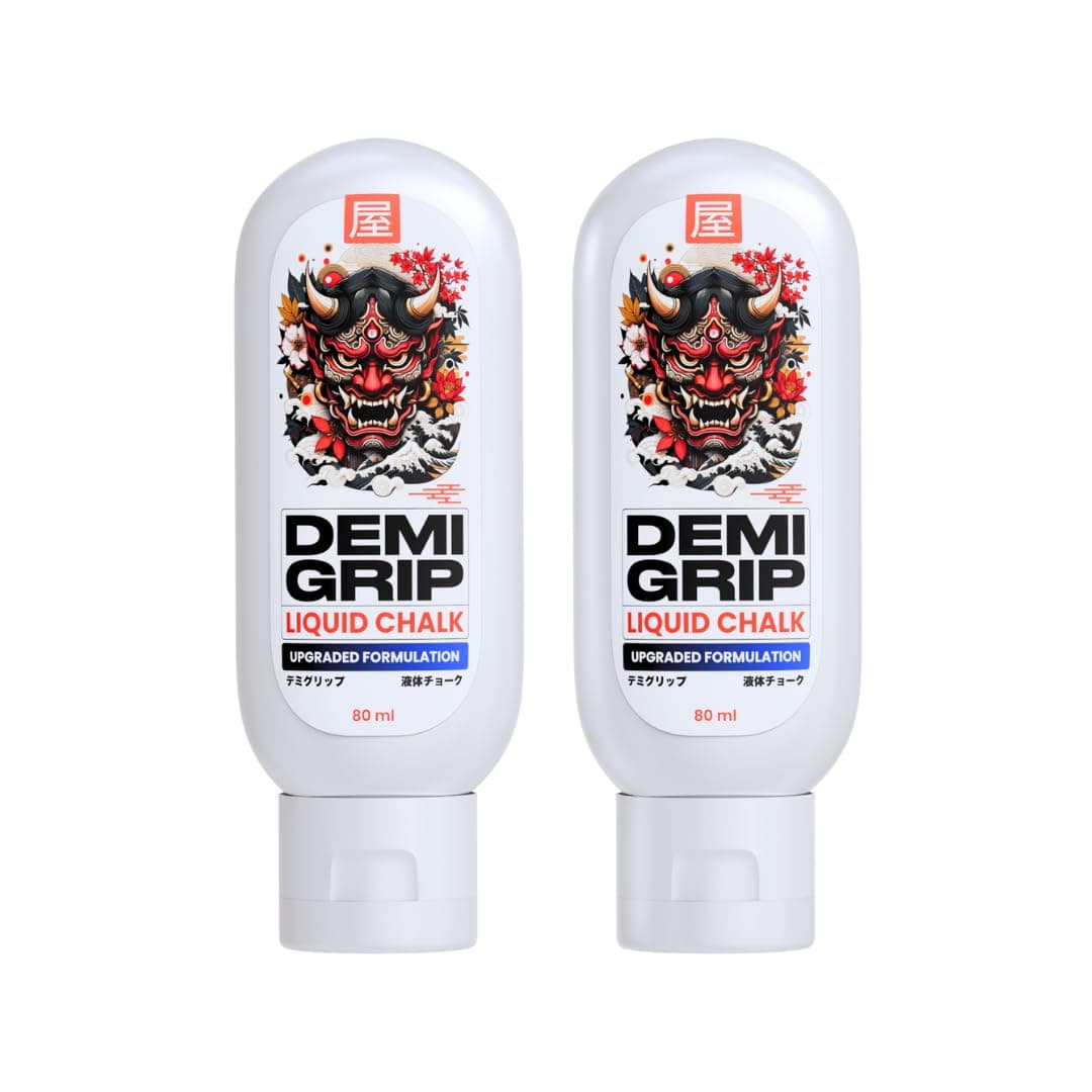 Demigrip Liquid Gym Chalk | for Workout, Calisthenics, Lifting Barbell Rod | Helps Hand Grip Strength | 100+ uses (80 ml) (2)