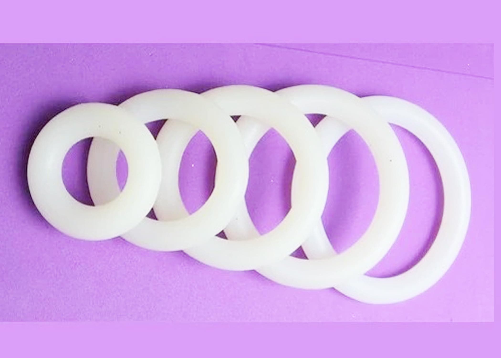 Soft Silicone Ring Pessary for Pelvic Support - Doctor Recommended (1, 2.50 inch)