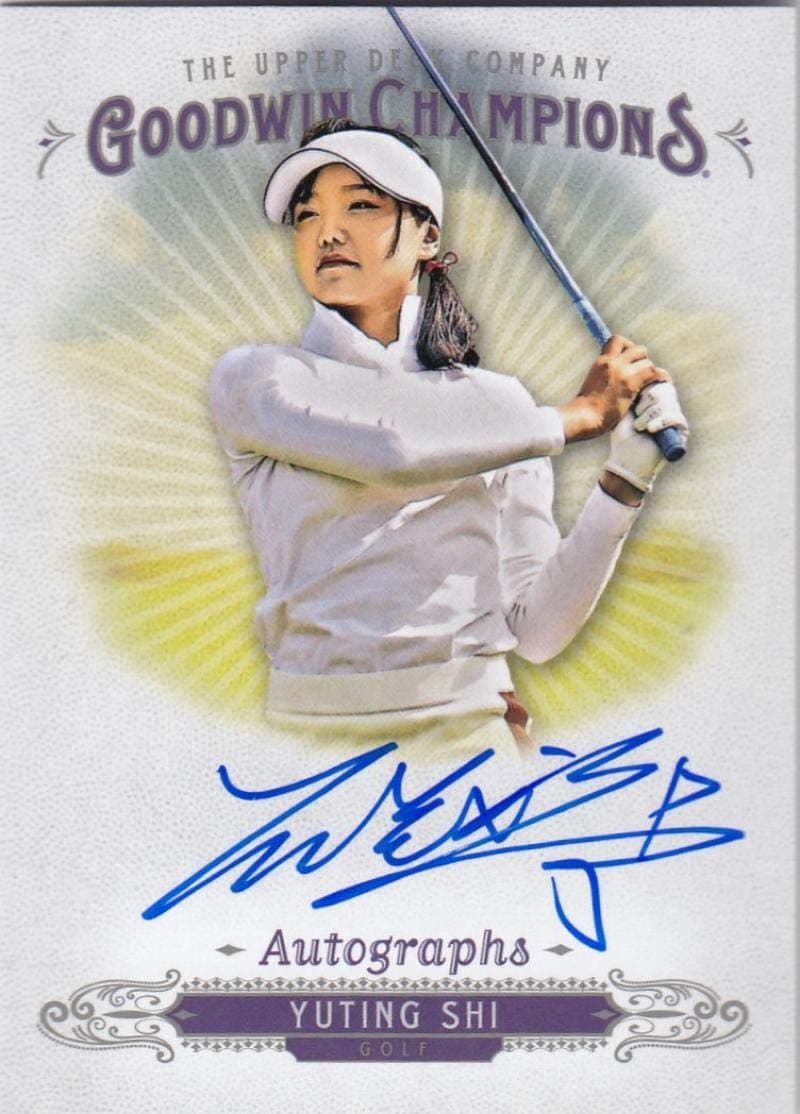 2018 Upper Deck Goodwin Champions #A-YS Yuting Shi #A-YS NM Near Mint Auto
