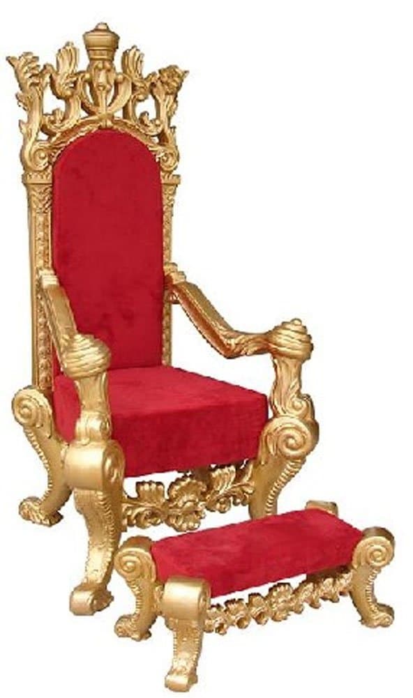 Golden Santa Chair and Foot Rest [DS 55-1009]