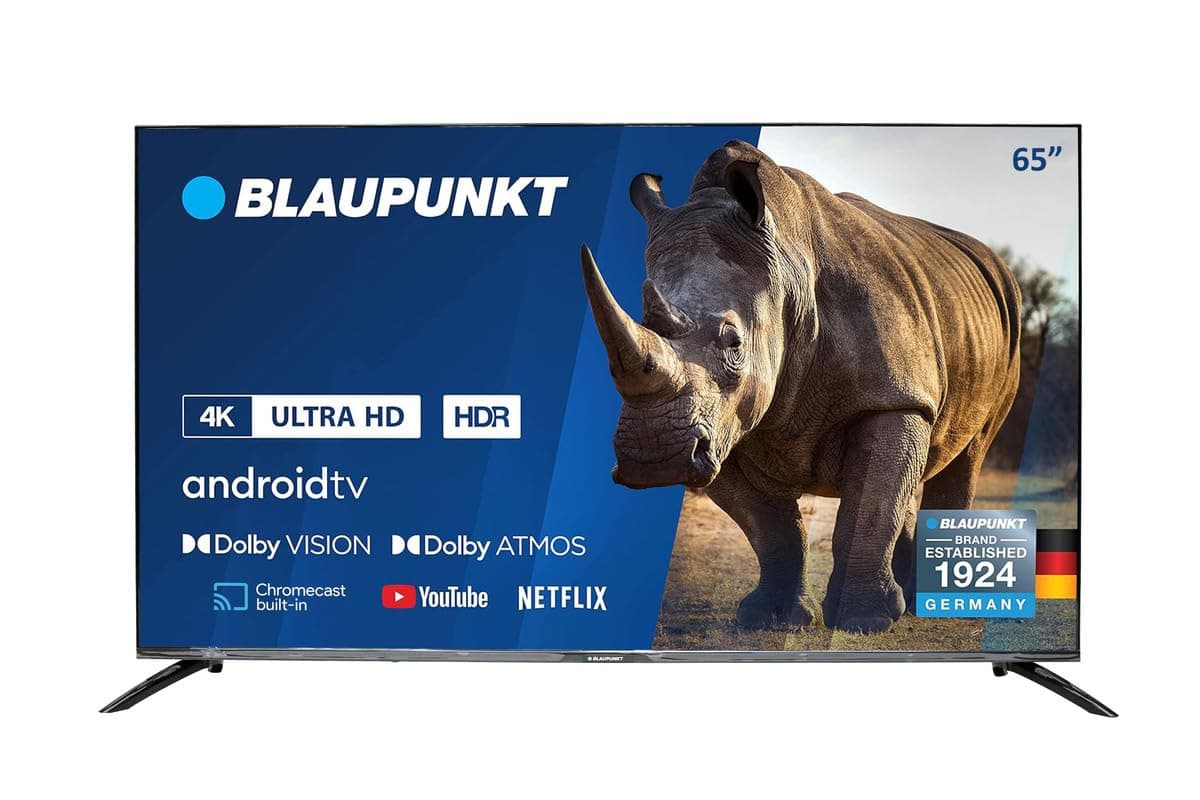 65 Inch TV 4K-UHD Smart TV Android TV Dolby Vision Dolby Atmos Bluetooth -65UB6210D 122.7x23.7x78 Cm Black