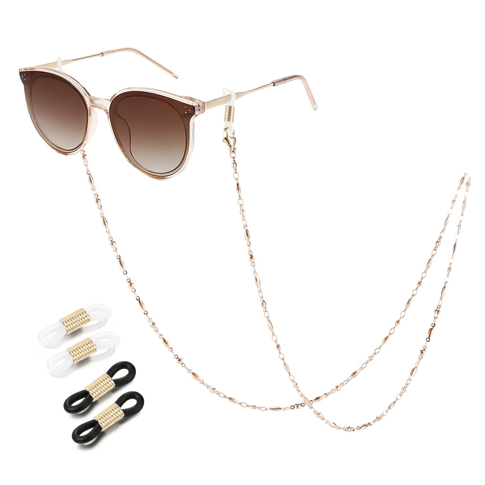 Stylish Eyeglass Chain for Women-Silver/Gold/Rosegold/Black