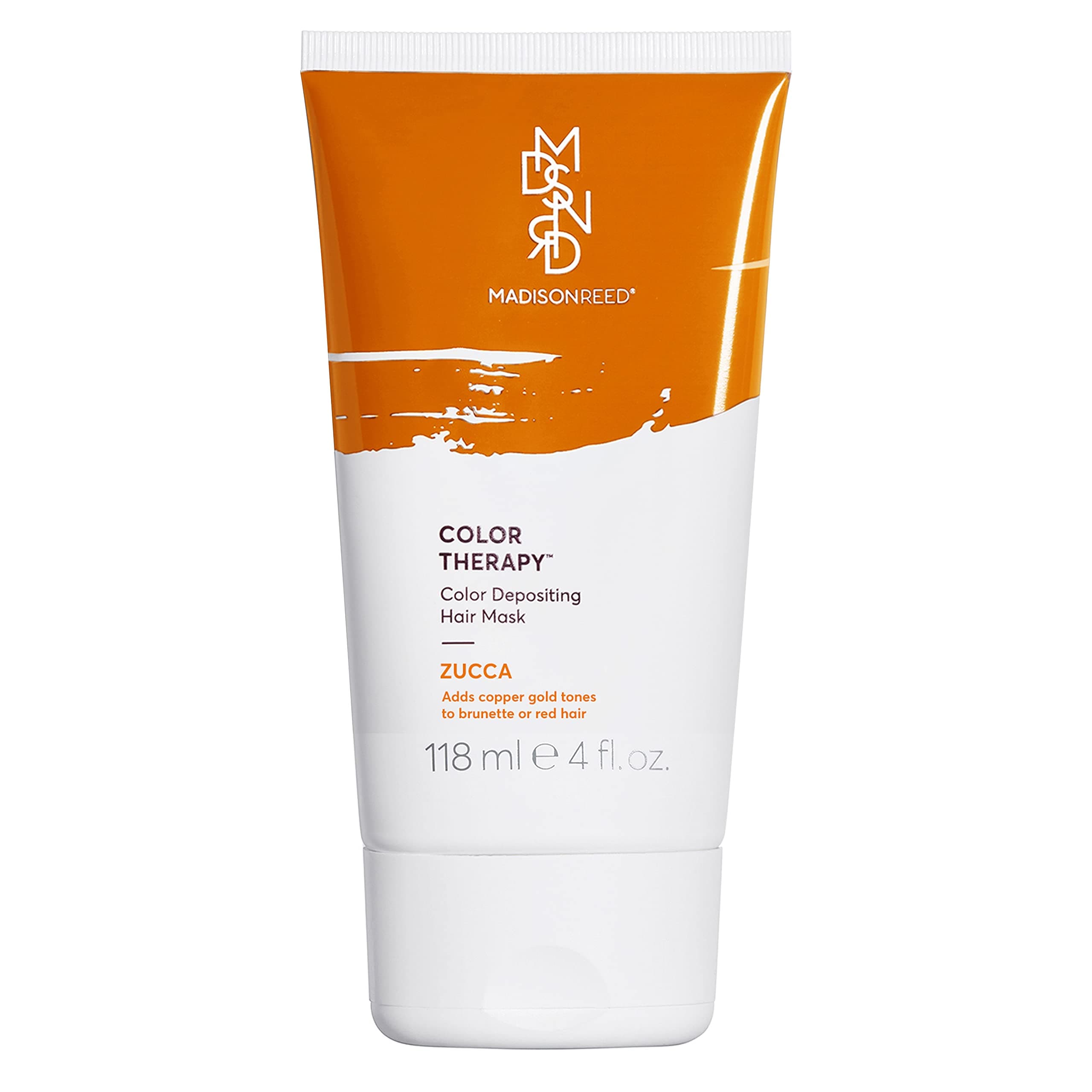 Color Therapy – Zucca Copper, Color Depositing Hair Mask, Deep Conditioner, Hydrates & Refreshes Color & Tone, With Keratin & Argan Oil, 4 Fl Oz