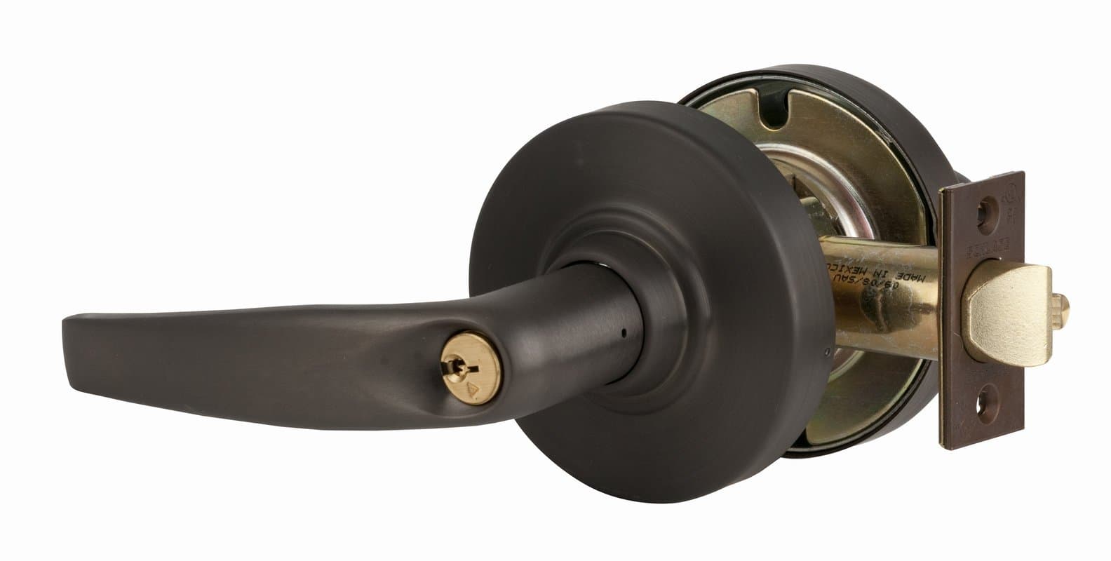 Schlage commercial ND53PDATH613 ND Series Grade 1 Cylindrical Lock, Entry Function Turn/Push-Button Locking, Athens Lever Design, Oil Rubbed Bronze Finish