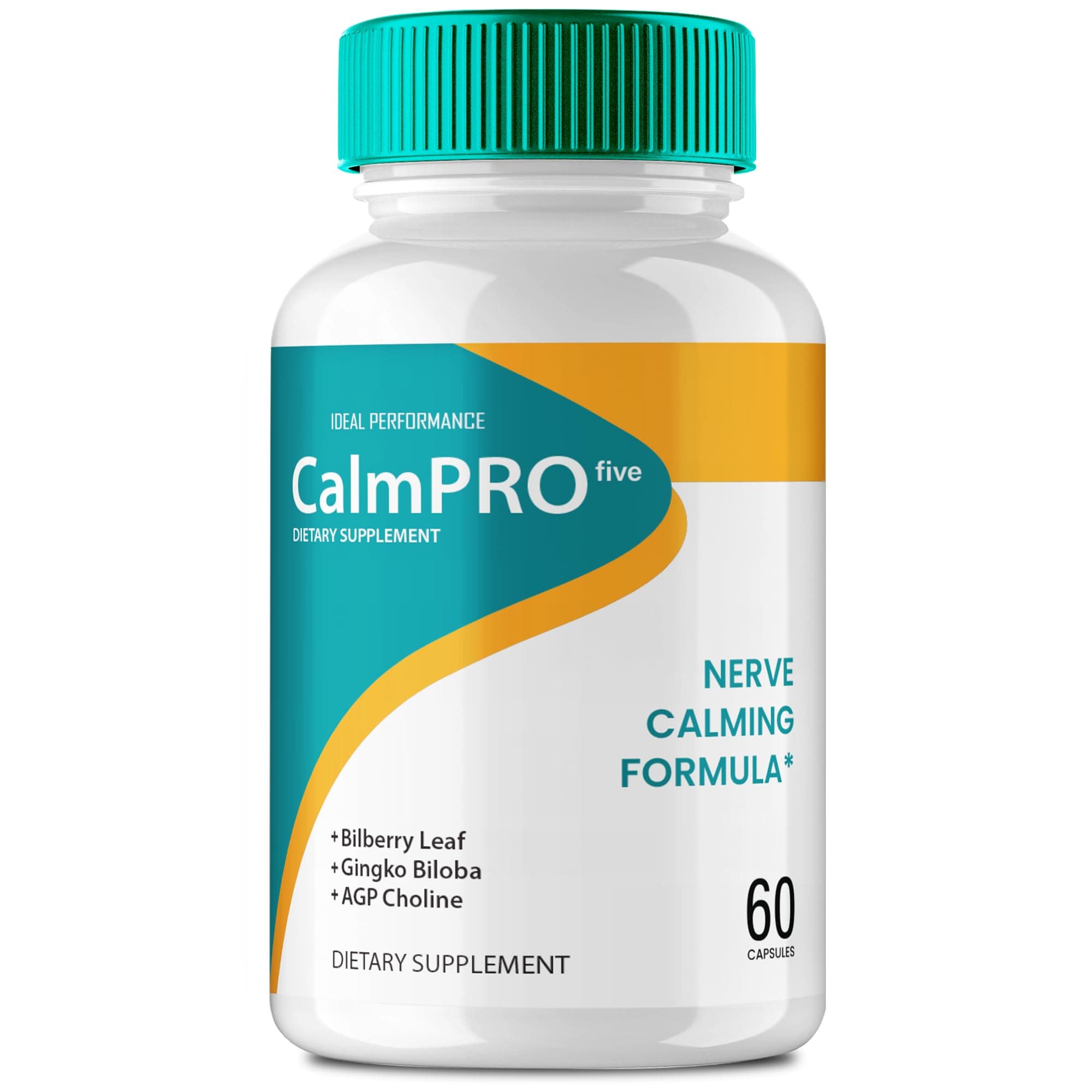 Calmpro5 Nerve Capsules, Calm Pro 5 Nerve Health Supplement Pills, CalmPro Five All Natural Formula, Calm Pro Five Nerve Wellness Capsules, Calmpro5 Supports Healthy Nerve Reviews (60 Capsules)