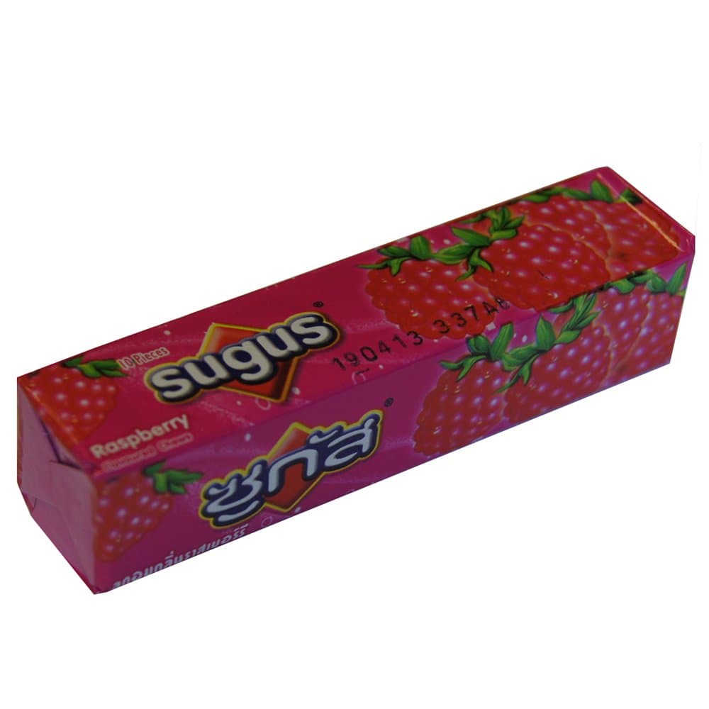 Sugus Candy Gummy Raspberry Flavoured Chews