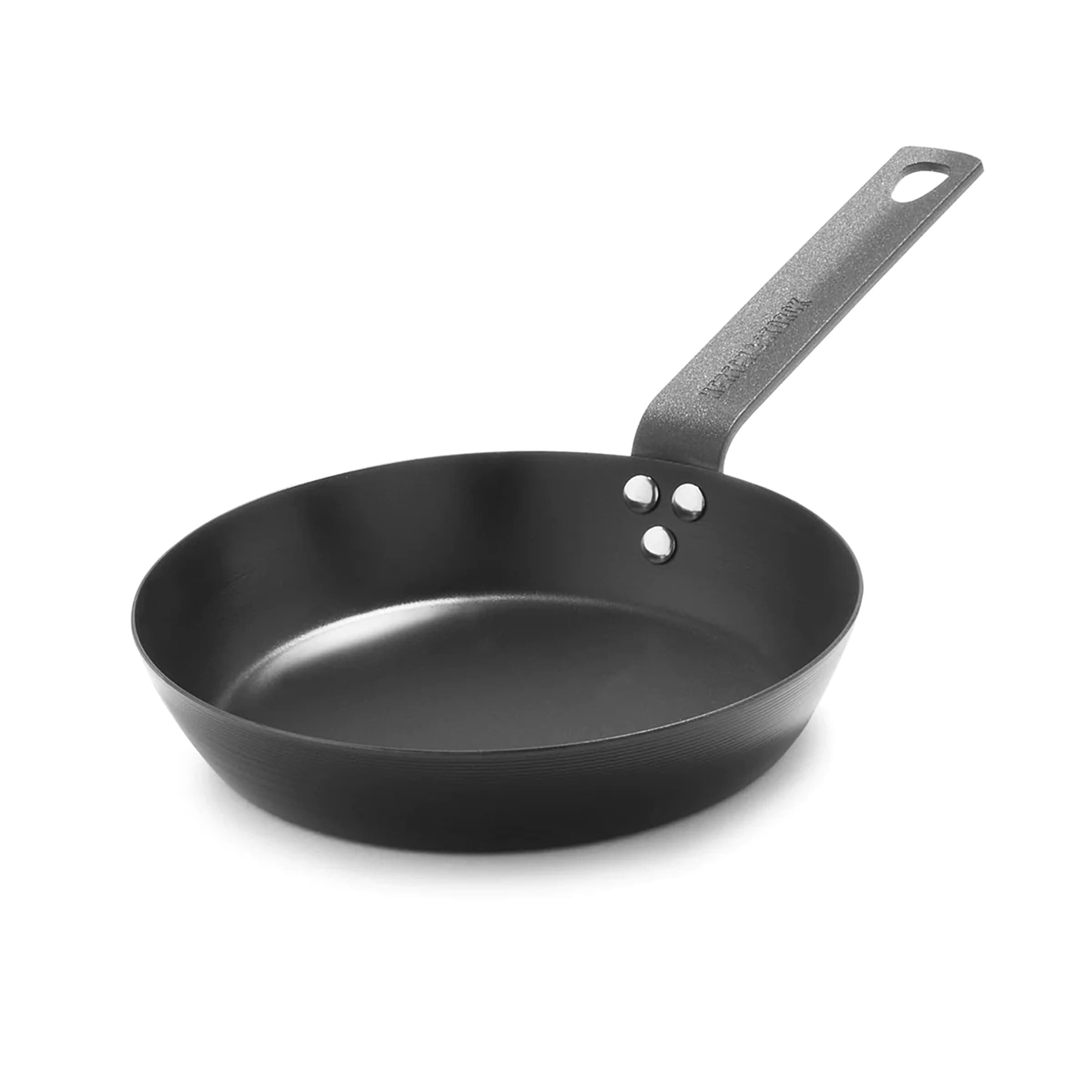 Merten & Storck Carbon Steel 8" Frying Pan Skillet, Black