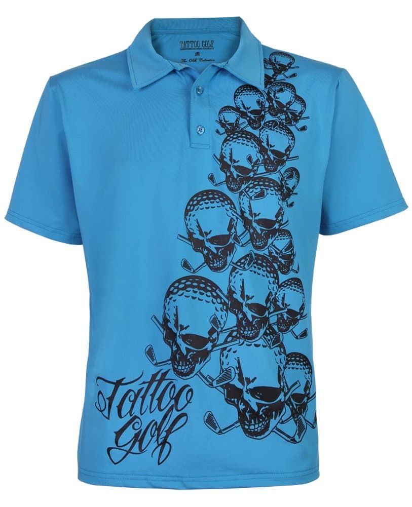 TattooGolf Men's Ob Performance Golf Polo