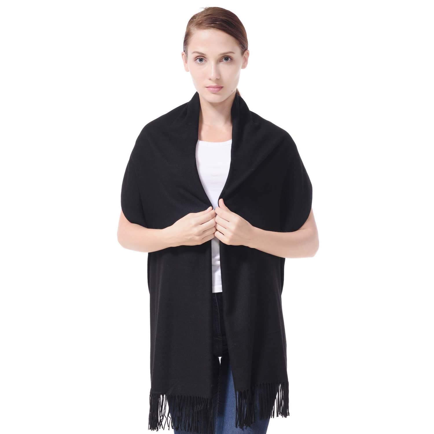 Lyanty Ladies Gift Idea Cashmere Pashmina Scarf Fashion Warm Wool Wrap Shawl Winter Stole for Women