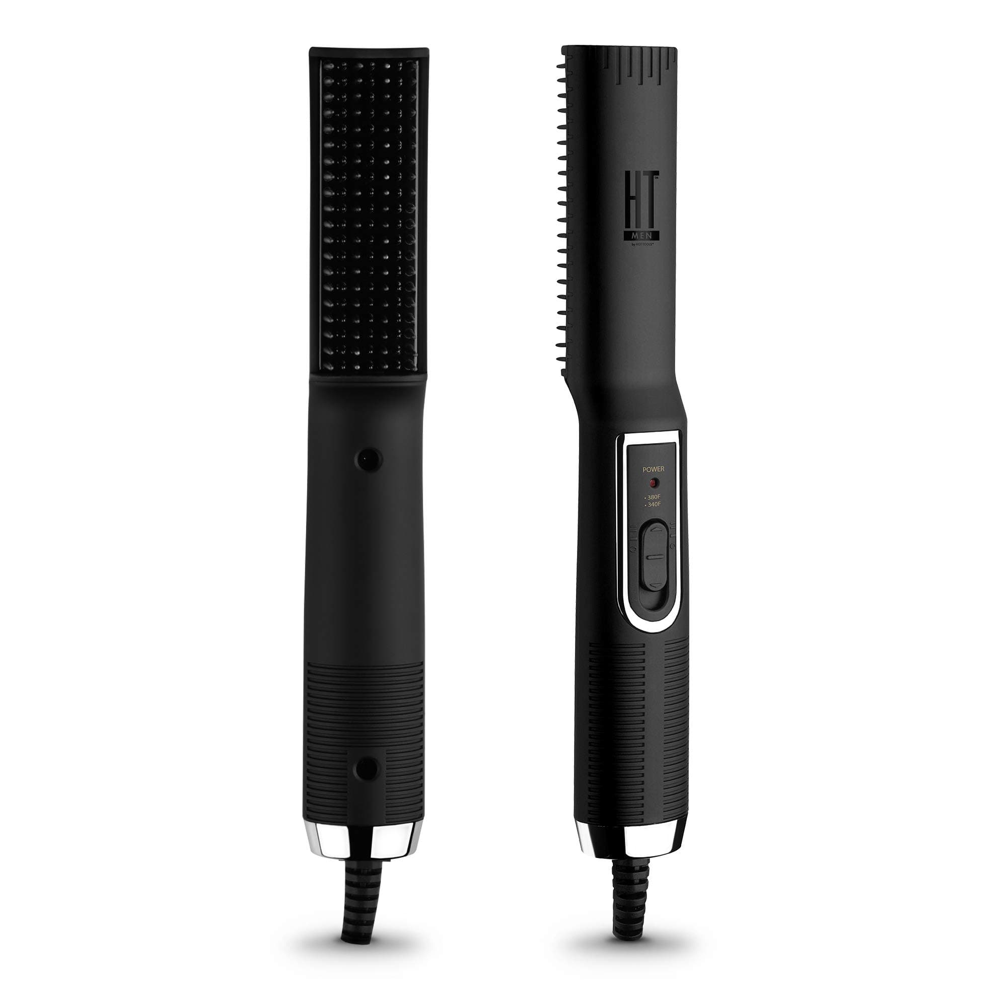 Hot Tools Men's Beard Straightener Brush, For a Smooth Finish
