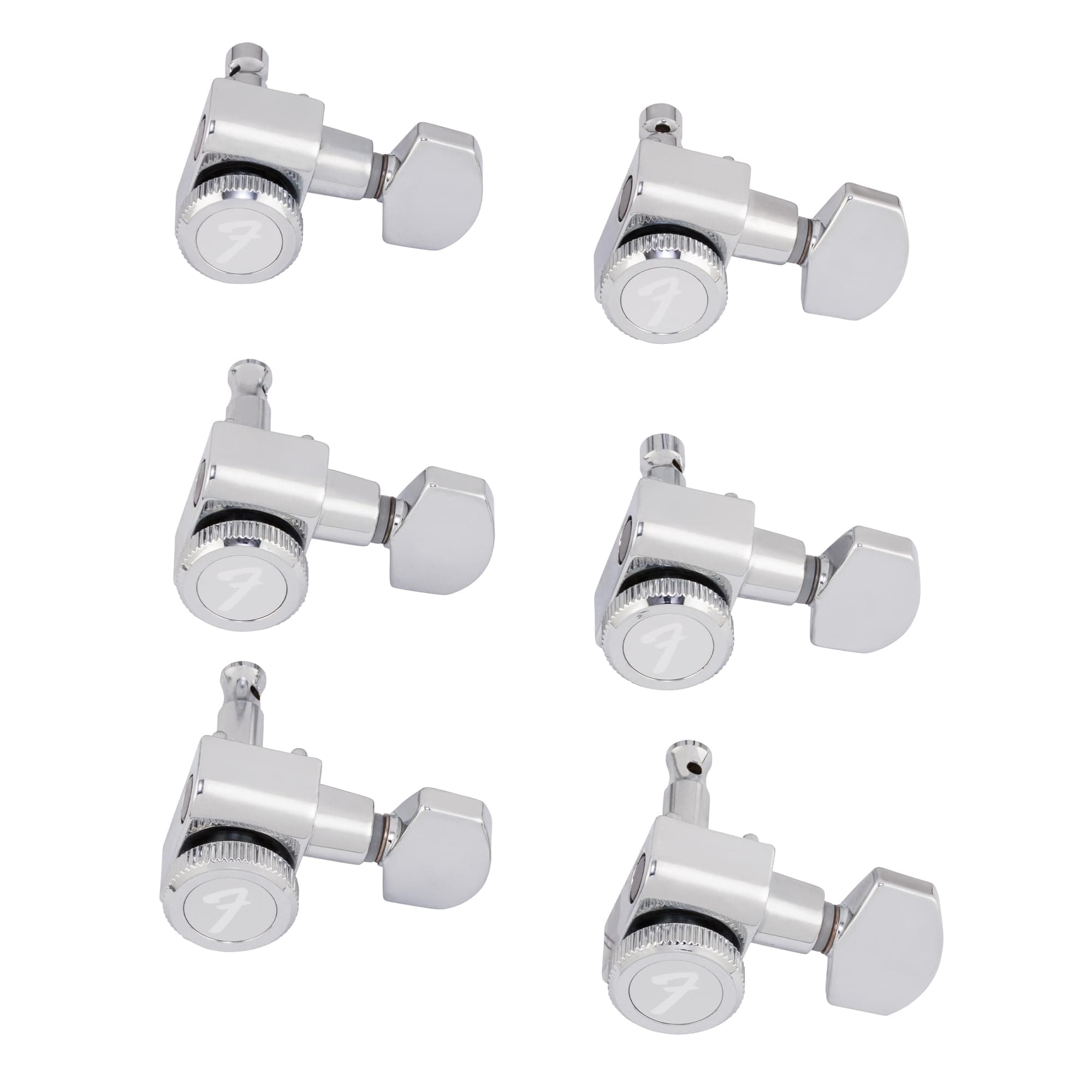 Fender チューニングペグ Locking Stratocaster®/Telecaster® Tuning Machines (Polished Chrome) (6)