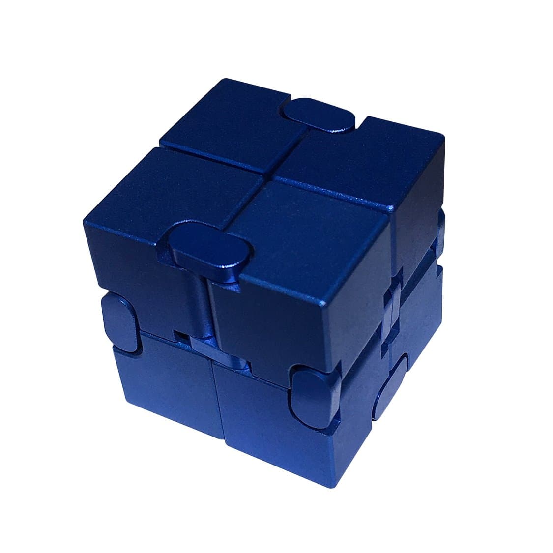 GIFTEDKIDS Fidget Cube Finger Toys | Metal Infinity Cube for Stress and Anxiety Relief/ADHD | Durable Sensory Cool Desk Toys Infinite Cube