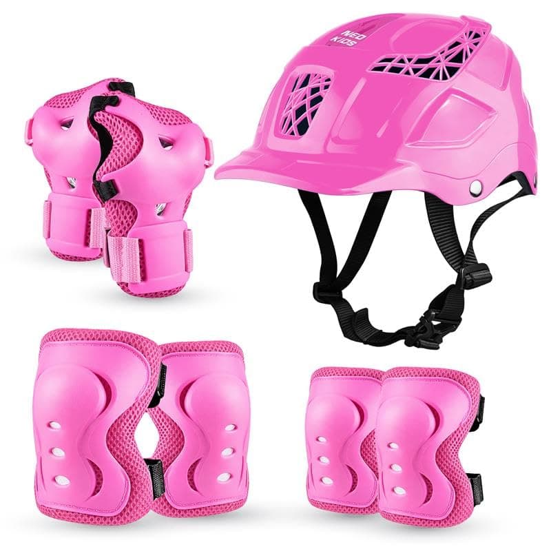 JASPO Neo Kids Protective Gear Set | SX-4 | Knee Pads, Elbow Pads & Wrist Guards for Skating, Cycling & Skateboarding (Small Size)