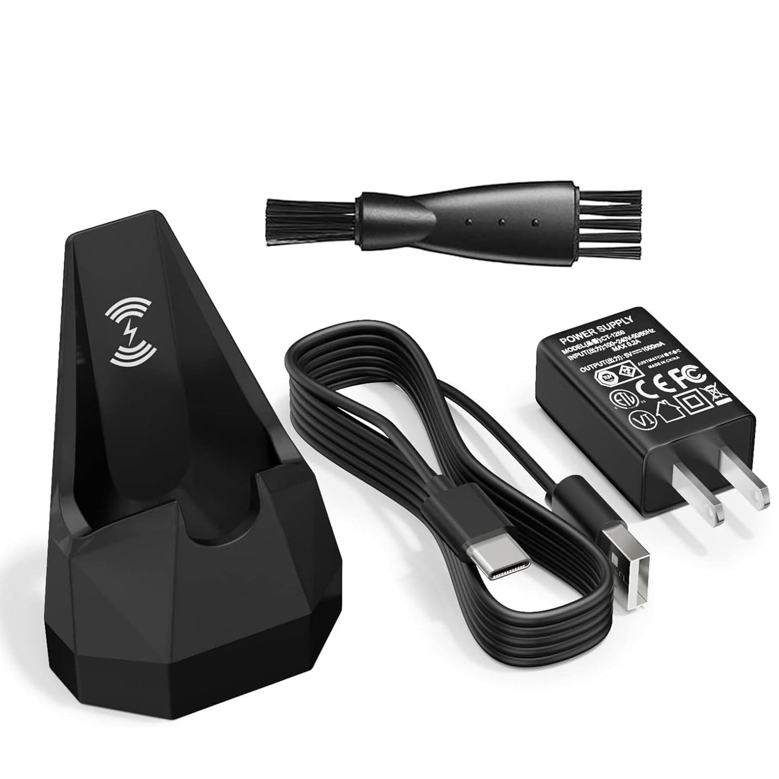 Replacement Charger for MANSCAPED 4.0 Compatible with MANSCAPED The Lawn Mower 4.0 Weed Whacker Electric Groin Hair Trimmer & Ear Hair Trimmer Charging Dock Base Station with Adapter Power Cord