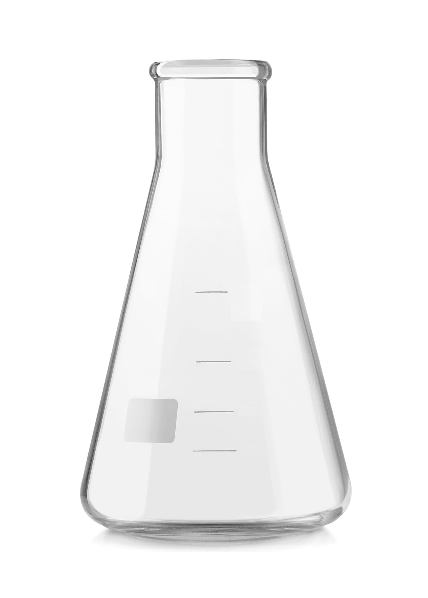 Supertek 15.124.0100-P2 Erlenmeyer, Conical Flask, 100 ml, Pack of 2