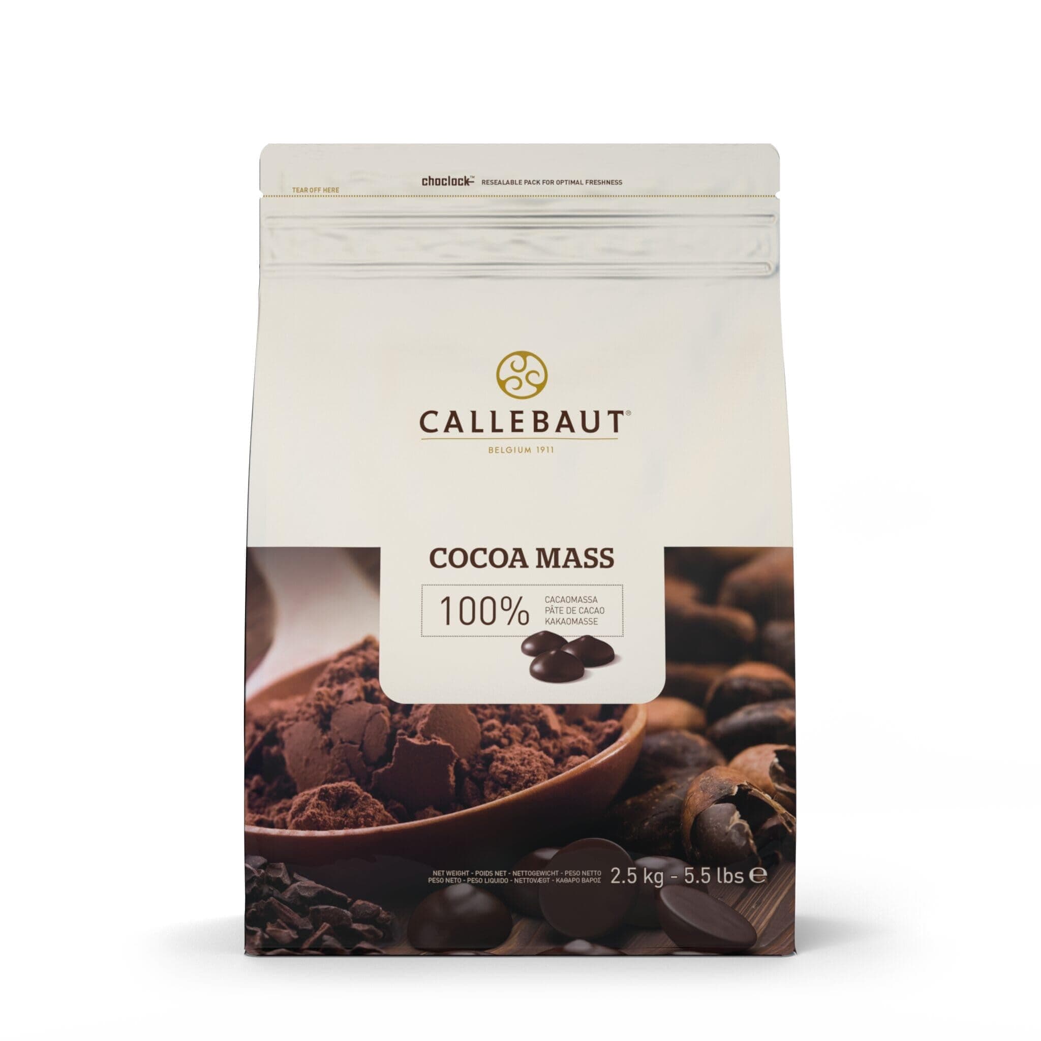 Callebaut 100% Cocoa Mass Easymelt 2.5kg